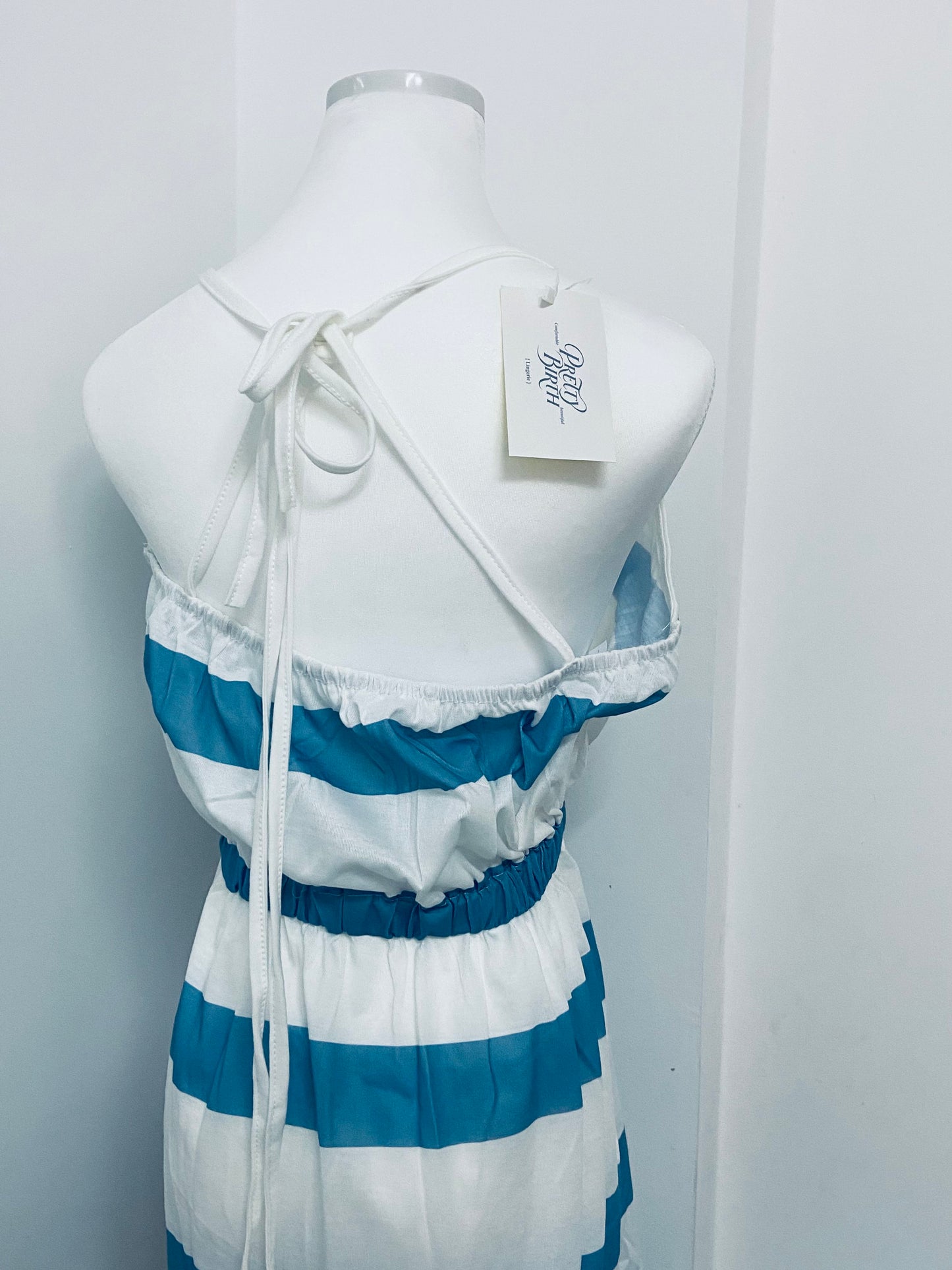 PRETTY BIRTH Dresses Sundress for Women Summer Floral Print Sleeveless Casual Loose Fit Spaghetti Strap Beach Vacation Dress