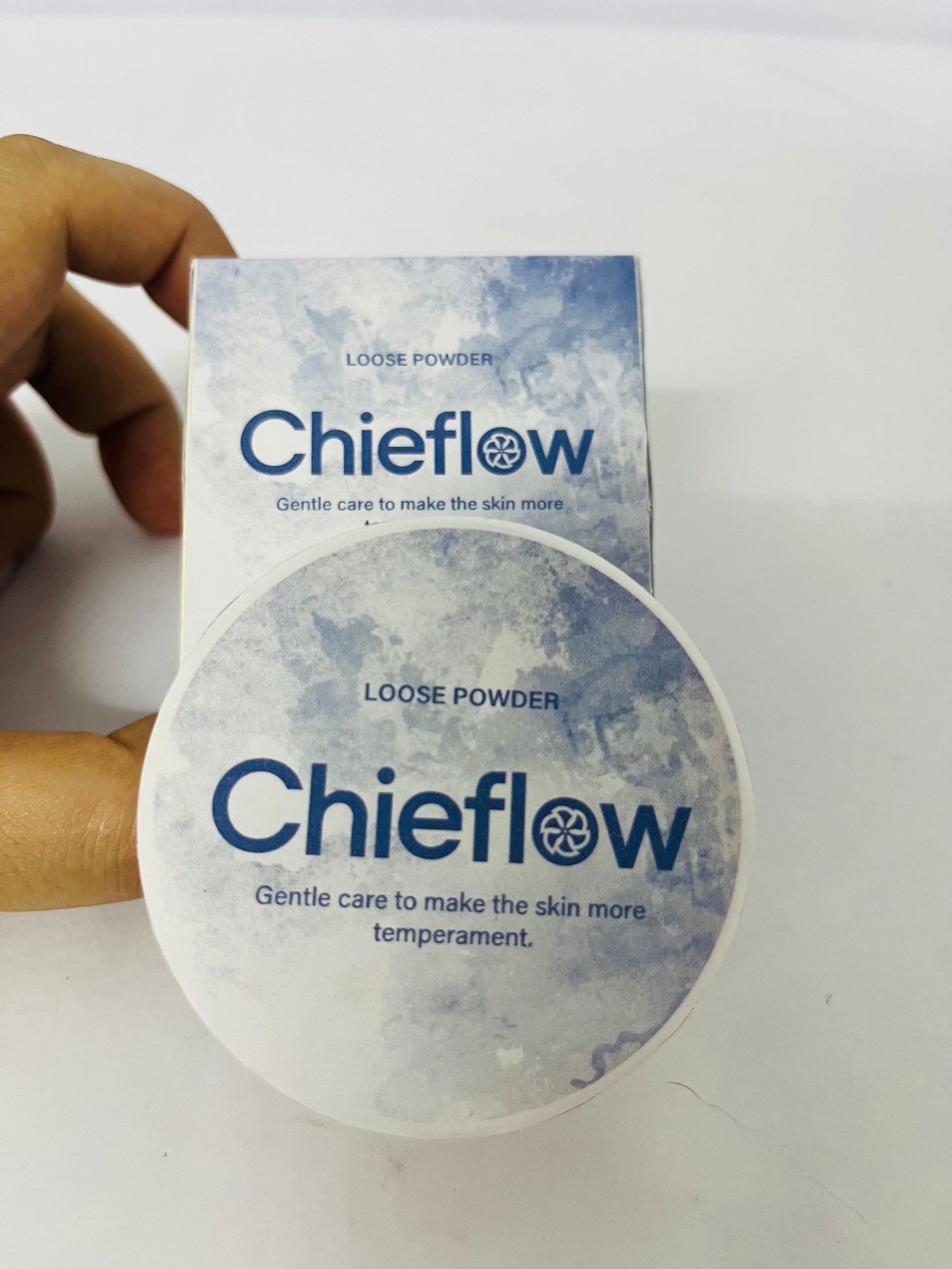 Chieflow Loose Powder - Gentle Care Setting Powder for Long-Lasting Matte Finish & Enhanced Skin Temperament