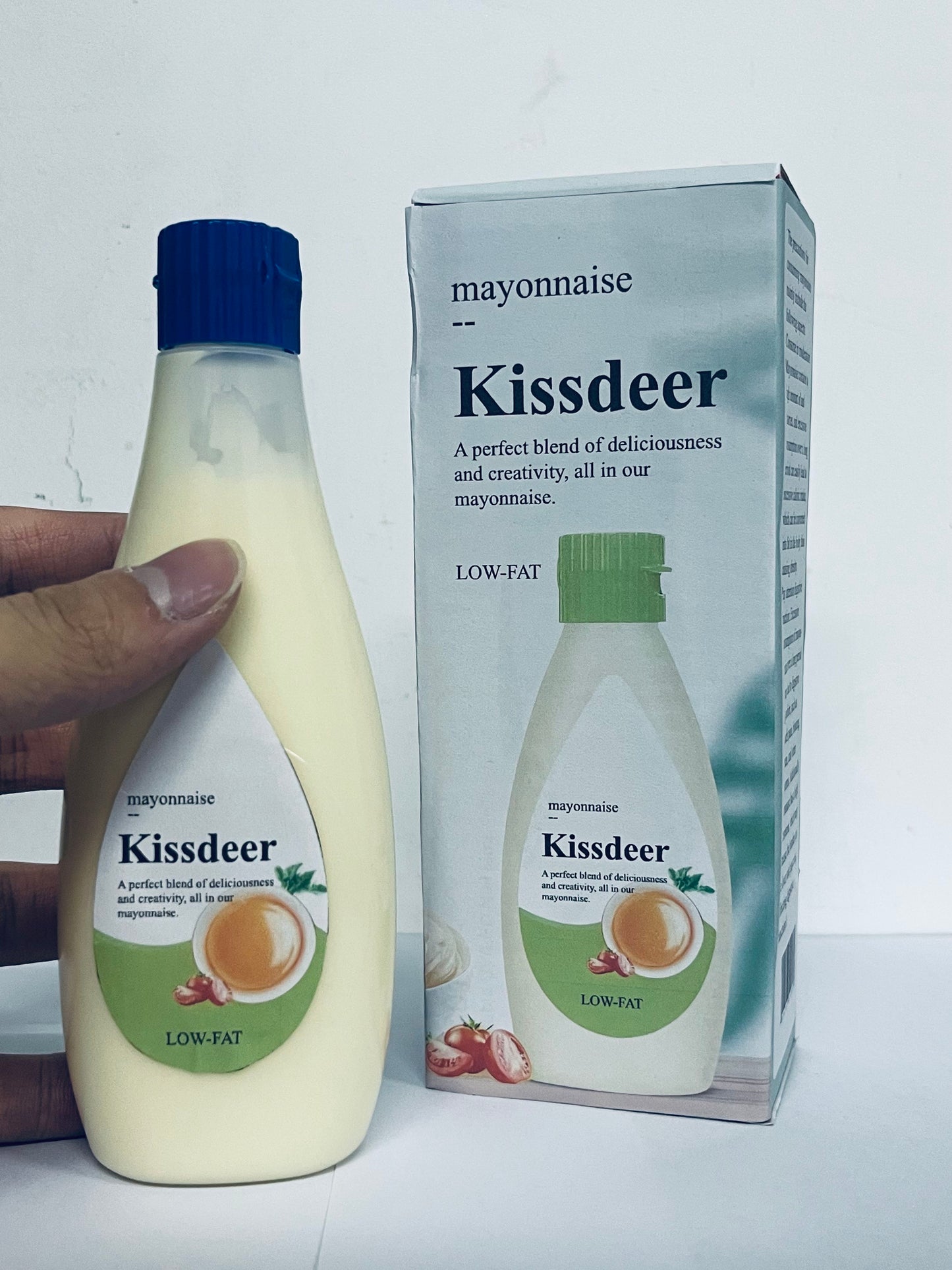 Kissdeer mayonnaise Real Mayonnaise Real Mayo For a Creamy Sandwich Spread or Condiment Gluten Free, Made With 100% Cage-Free Eggs