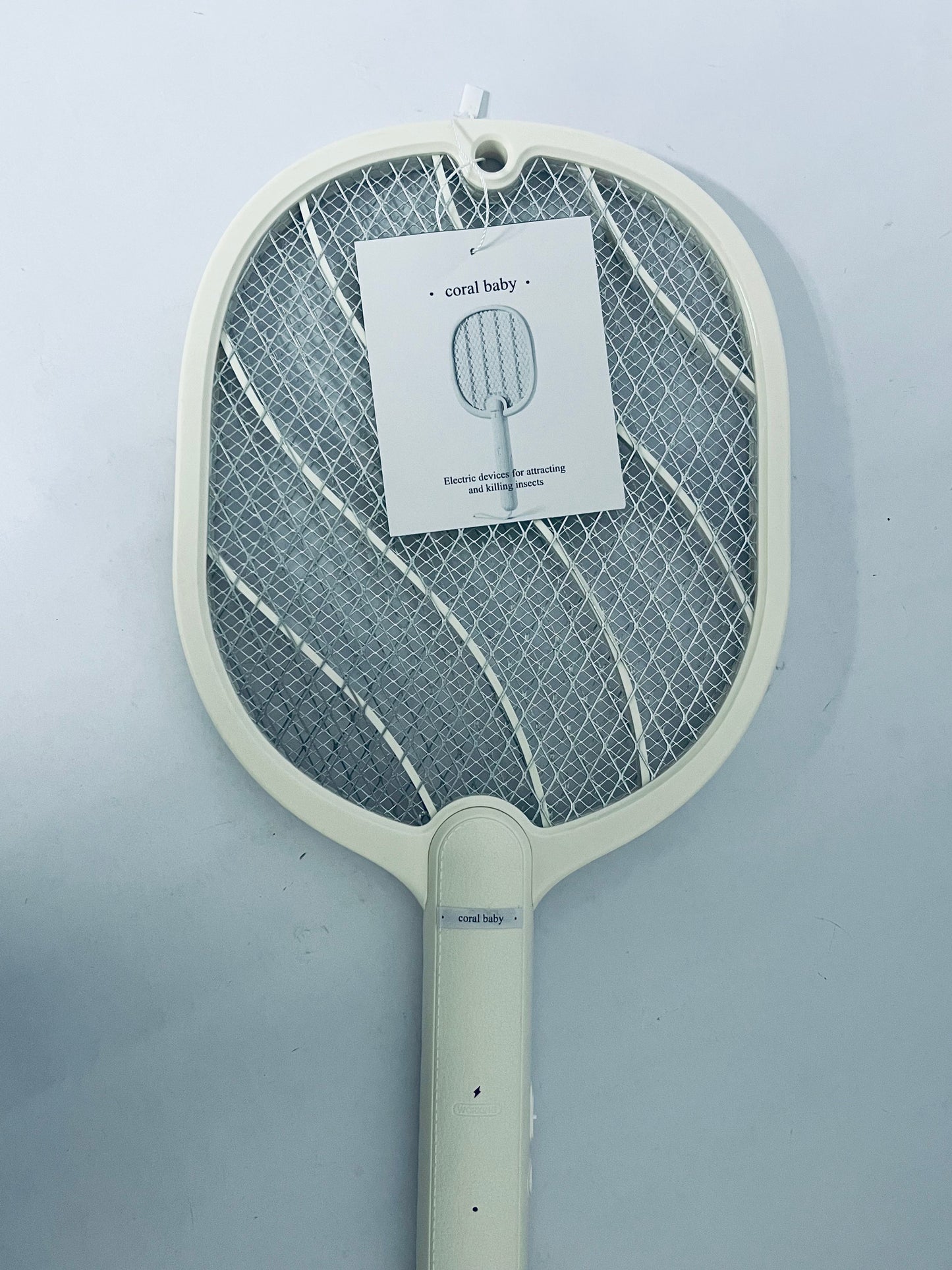 coral baby Electric devices for attracting and killing insects Electric Fly Swatter Racket, 2 in 1 Bug Zapper with USB Rechargeable Base, 4000 Volt Mosquito Killer with 3-Layer Safety Mesh for Pest Insect Control for Indoor、Office、Backyard、Camping