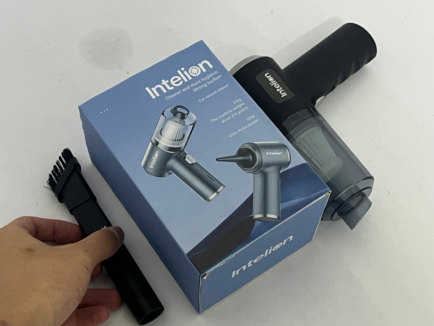 Intelion Car Handheld Vacuum Cleaner, Strong Suction, Portable & Lightweight, Multi-Scenario Cleaning Tool