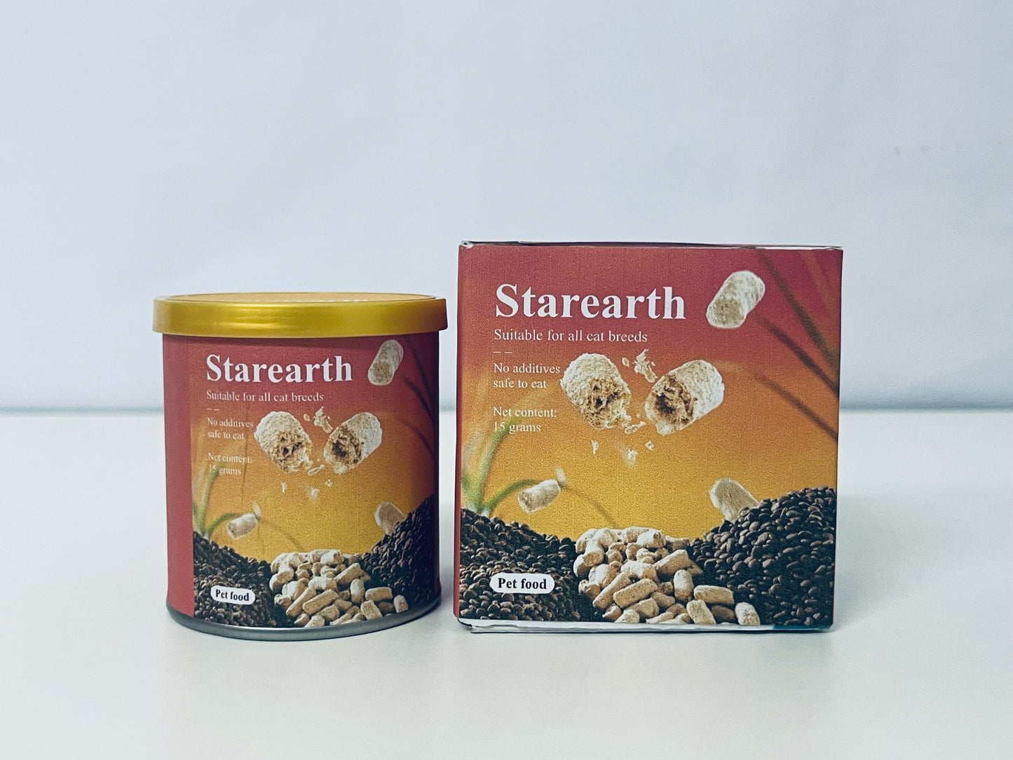 Starearth Pet food Chicken & Cod Recipe - Natural Grain-Free Dry Cat Food with Omega Fatty Acids & Probiotics