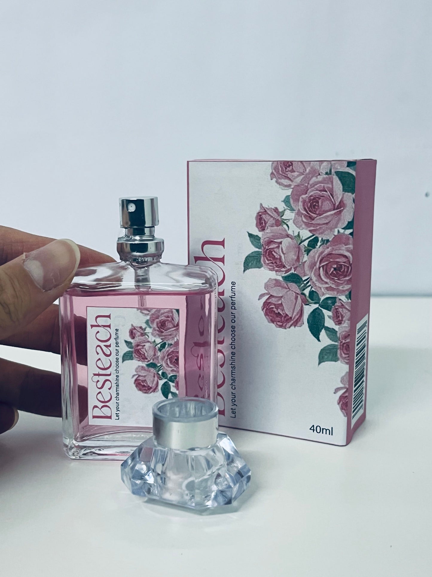 Besteach Pink Rose Perfume: A Romantic Girl Scent with Gentle Filter