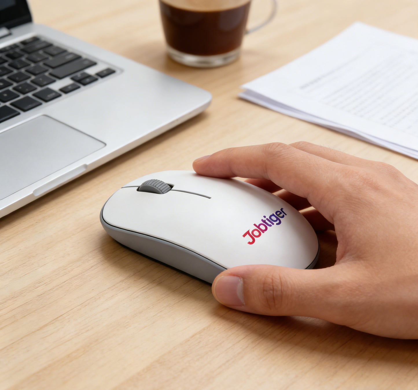 Jobtiger Wireless Office Computer Mouse, Silent Click, 2.4G Portable Computer mouse for Laptop & Desktop PC