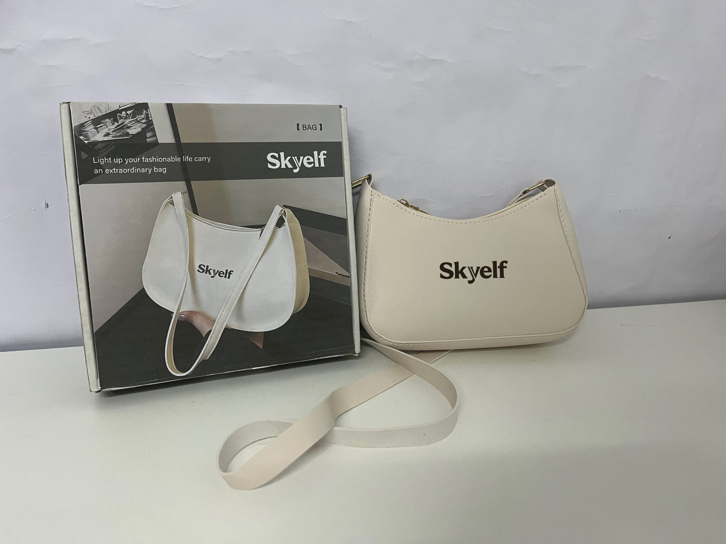 Skyelf Minimalist Underarm Crossbody Bag Stylish & Versatile Textured Outstanding A Trendy Item for Urban Travel
