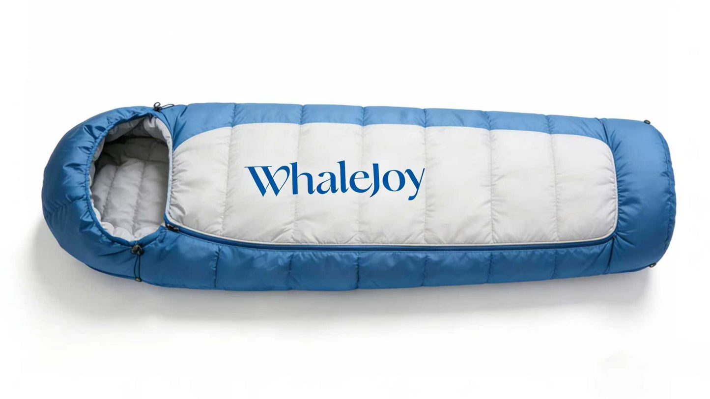 WhaleJoy Outdoor Camping Sleeping Bag, Adult Connectable Warm Sleeping Bag, Portable Waterproof All-Season Use