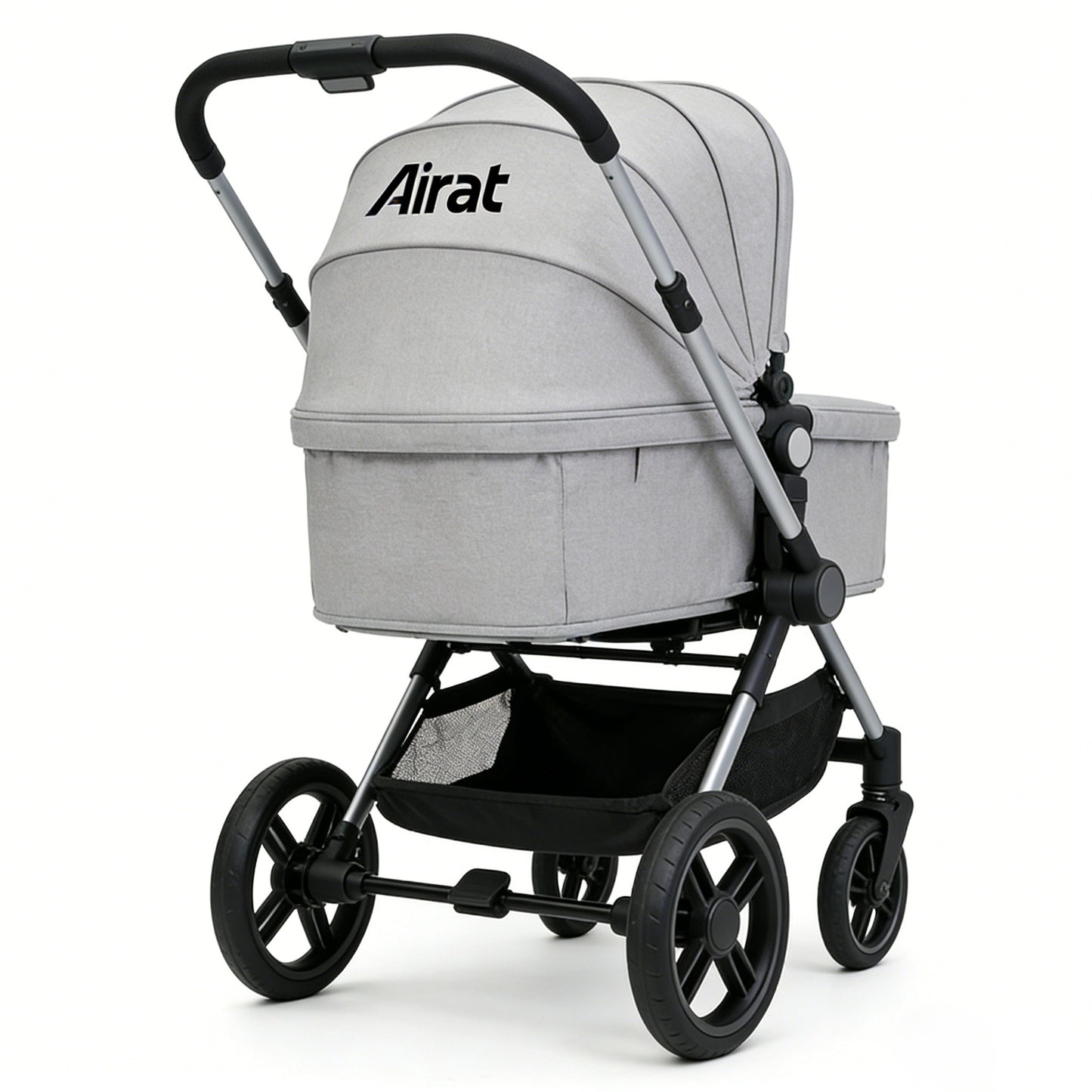Airat High Landscape Baby Stroller, Reversible Push & Reclining Seat, Lightweight Foldable Infant Stroller, Multi-Function Shock-Absorbing Stroller for Newborns & Toddlers