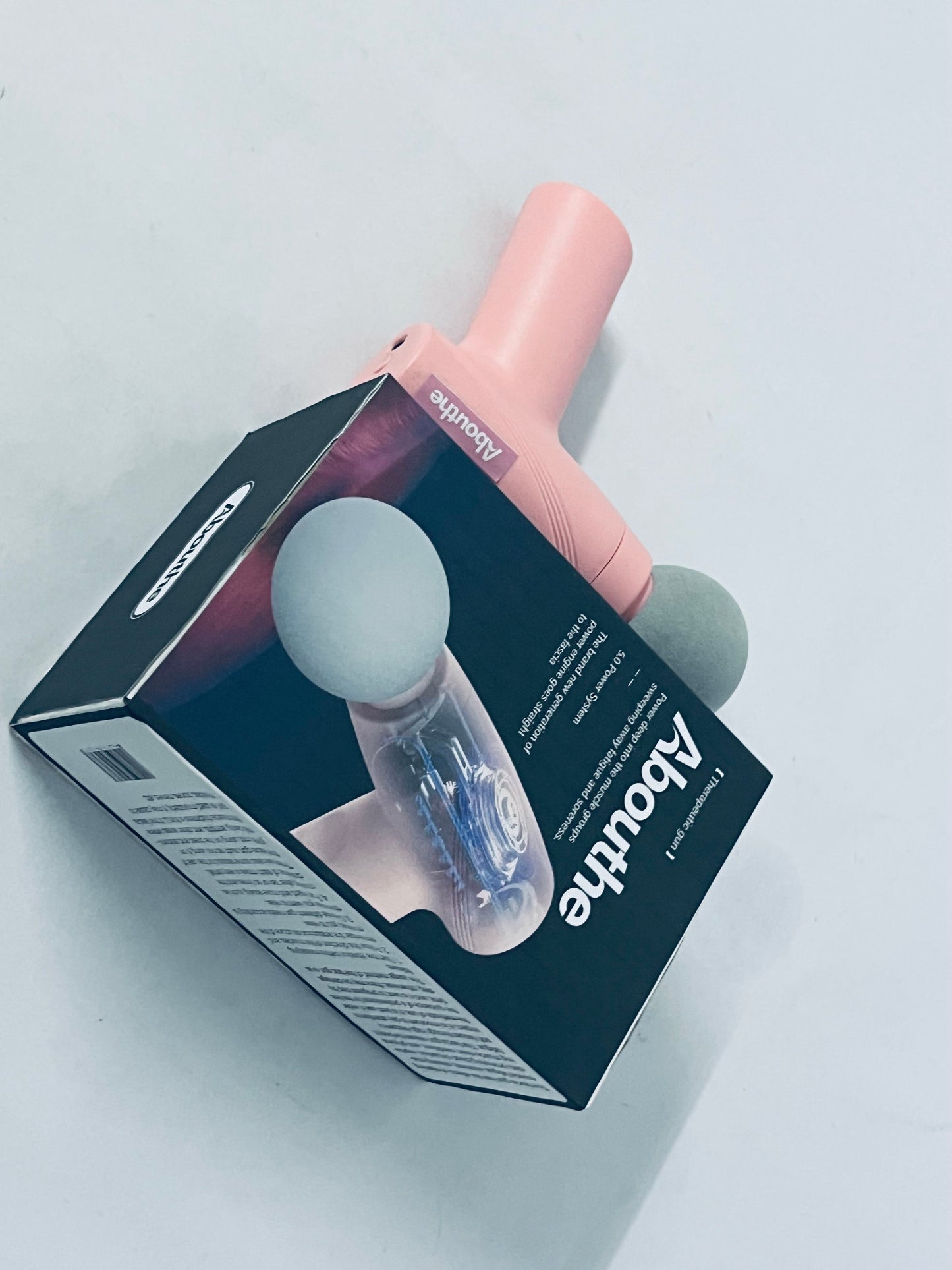 Abouthe Mini Massage Gun-Pink,Massage apparatus ,Muscle Deep Tissue Massager Gun,Handheld Percussion Massager,Portable Quiet Massage Gun with Carry Case for Home Office Gym Motehr Day Gifts