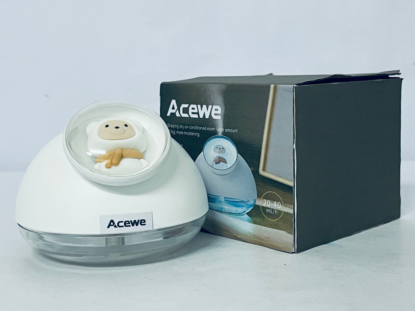 Acewe Cute Bear Humidifier: Inject Fresh Moisture into Dry Spaces, Create a Healing and Comfortable Small World