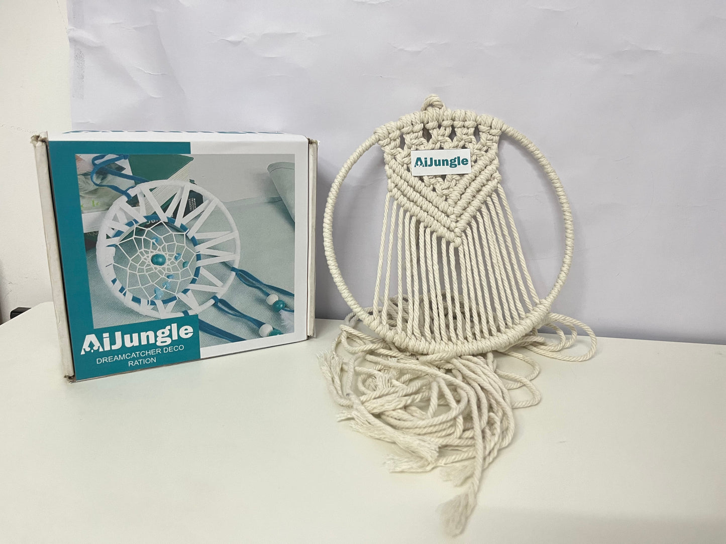【AiJungle Macramé Dreamcatcher】—— Boho-Style Decor for Cozy Spaces