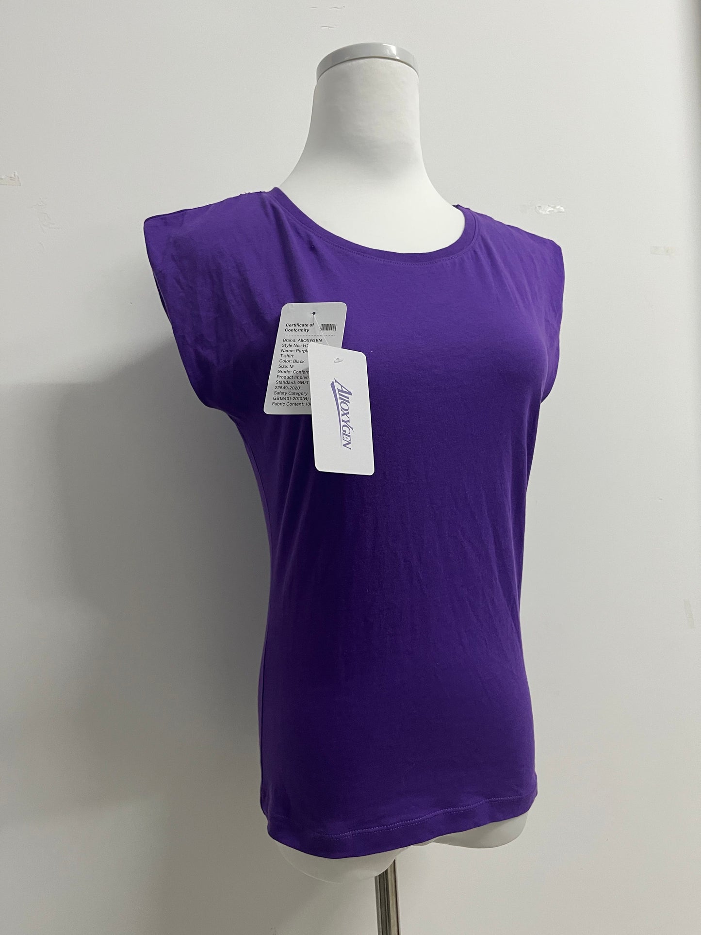 AllOXYGEN T-shirts Cotton Polyester Short Sleeve T-Shirt Classic
