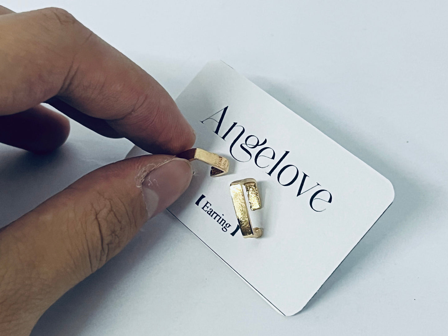 Angelove Irregular Geometric Stud Earrings Women Vintage Ear Jewelry Wedding Party Fine Gifts Fashion Accessories Creative Gift