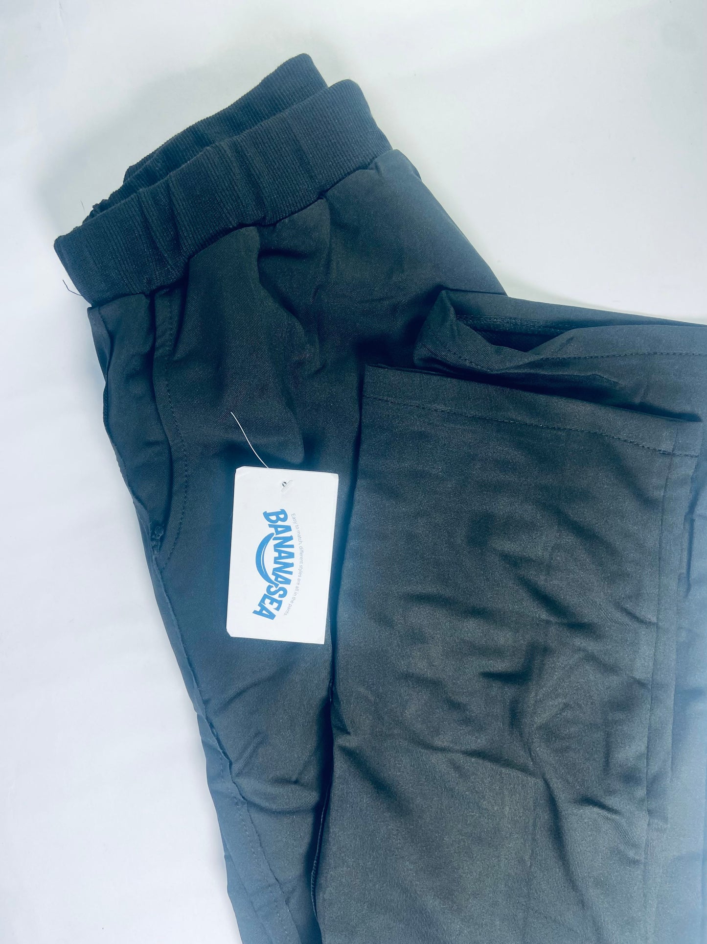 BANANASEA Womens 4-Way Stretch Ankle Golf Pants 7/8 Casual Dress Work Athletic Travel Workout Sweatpants with Pockets