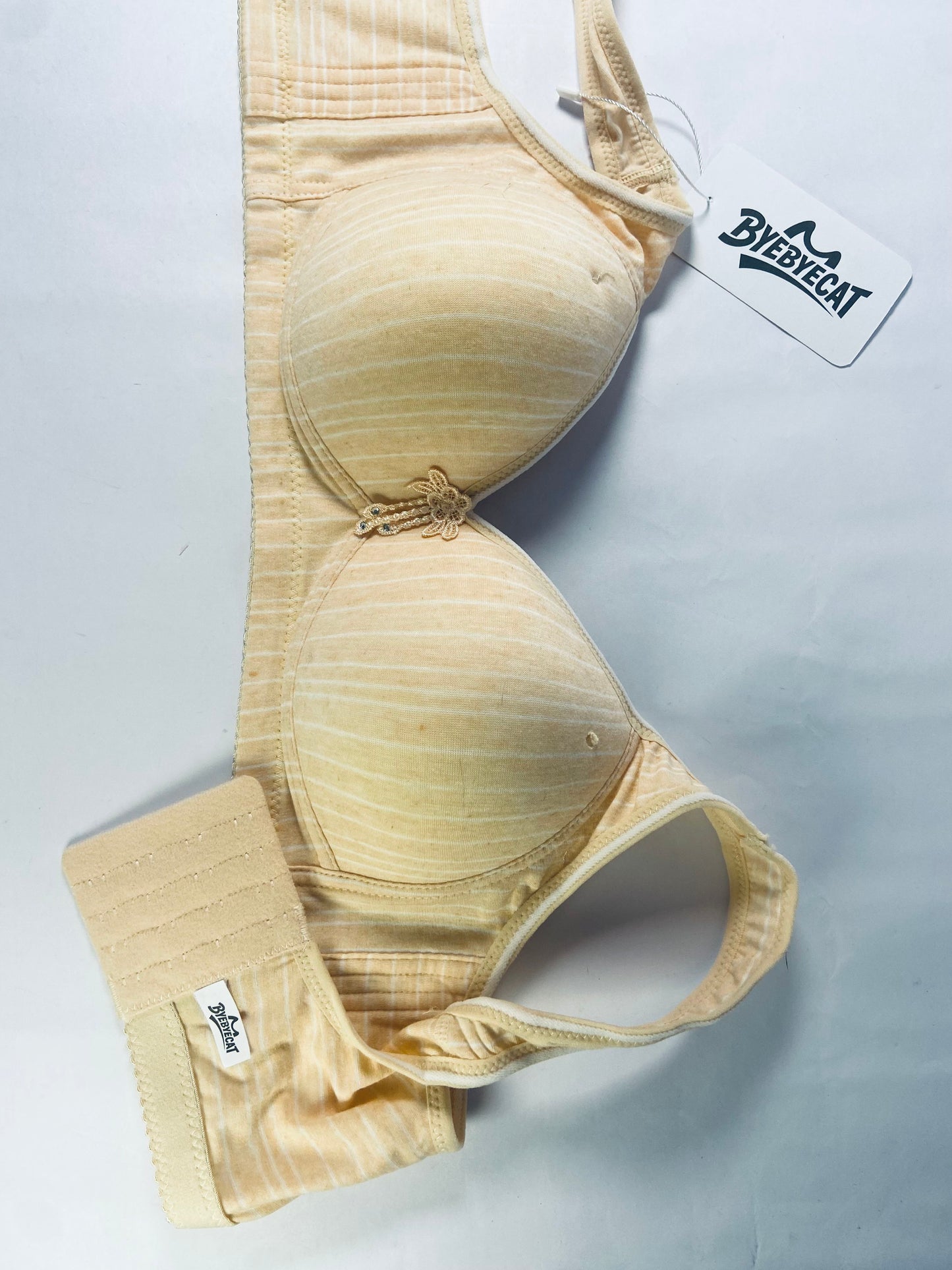 BYEBYECAT Women's Basic Beauty Contour T-Shirt Bra