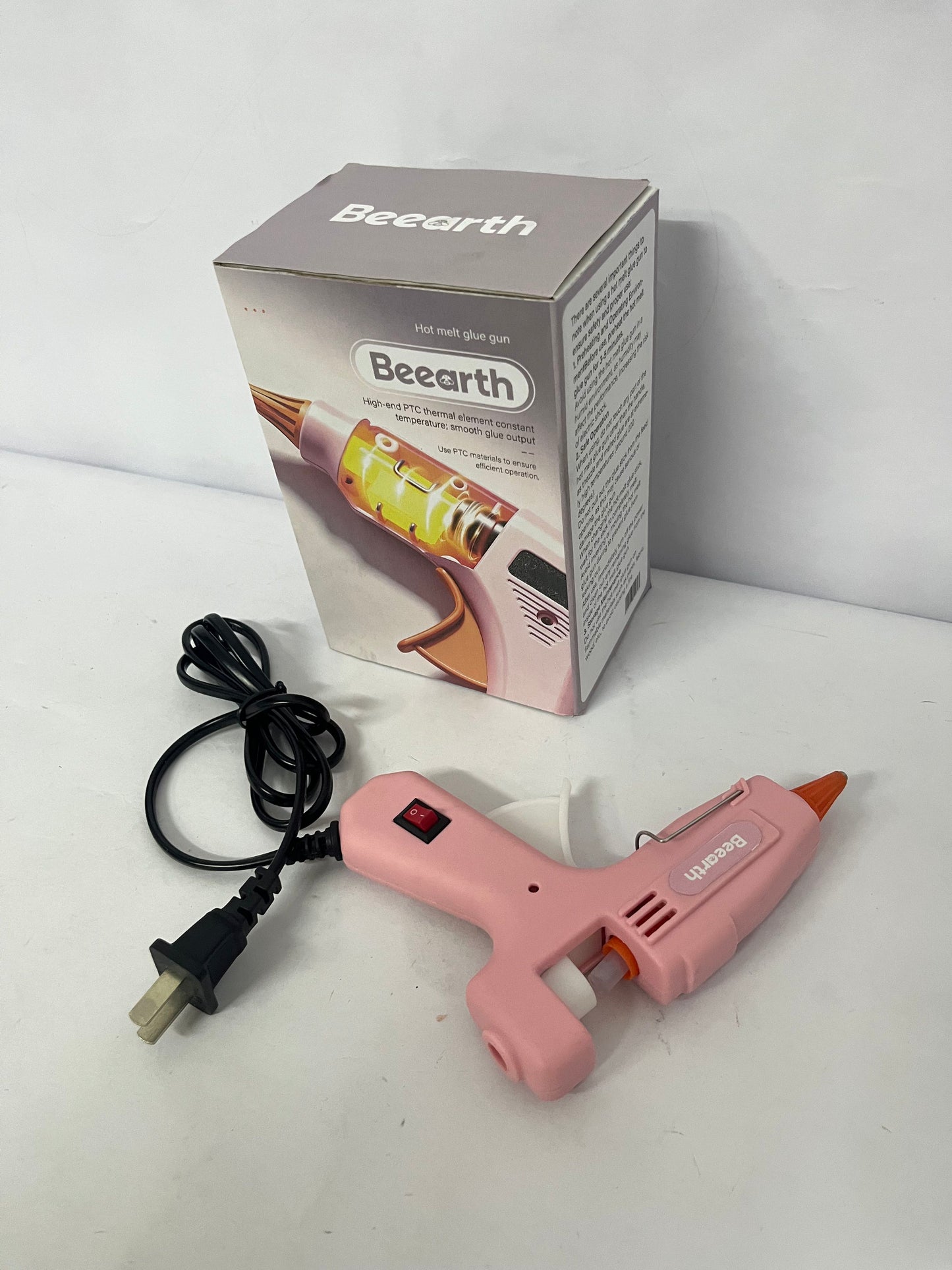 Beearth Hot Melt Glue Gun - High-End PTC Constant Temperature Glue Gun for DIY, Crafts, Home Repairs & Decor