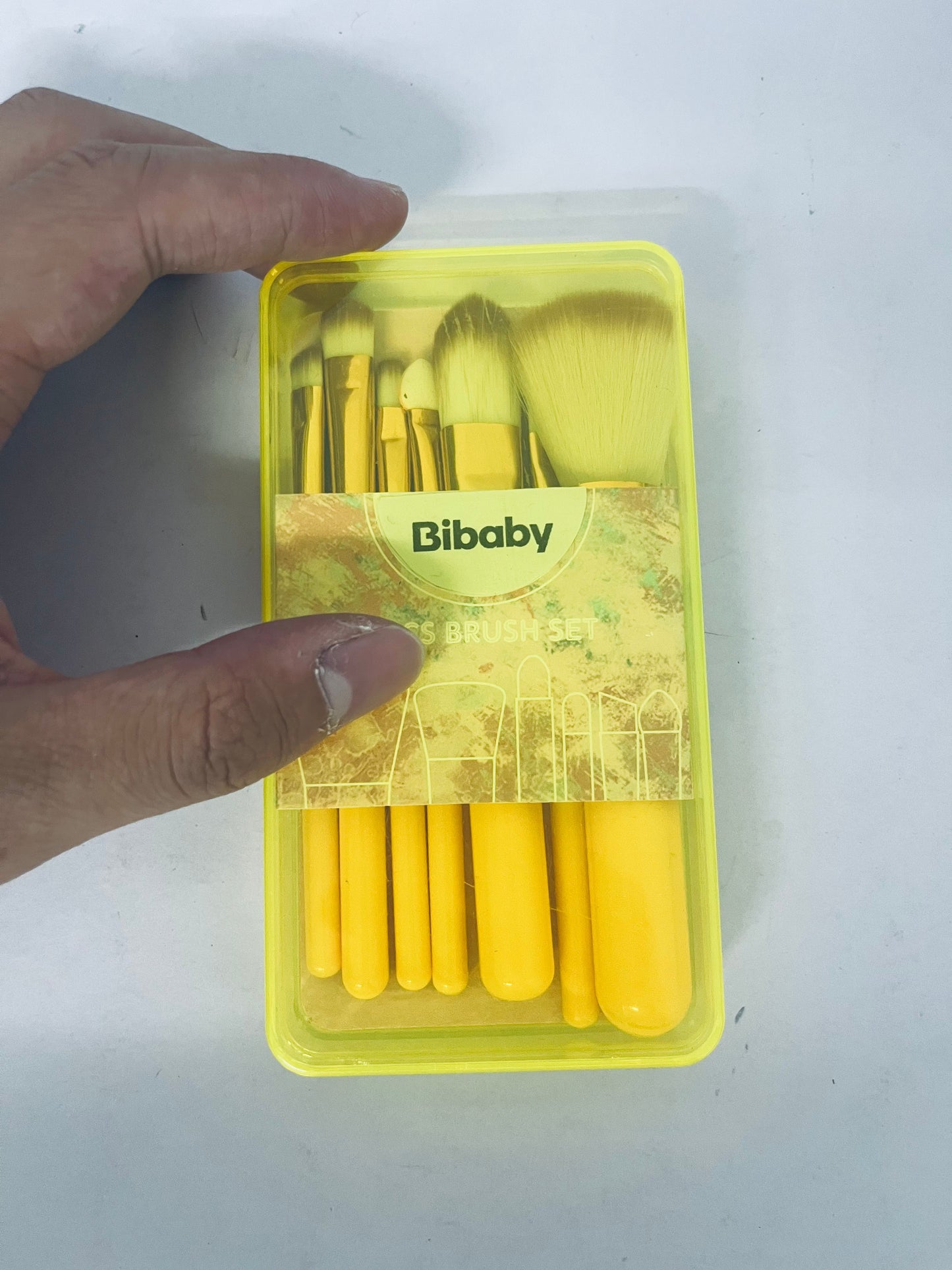 Bibaby 7PCS Makeup Brush Set - Soft Synthetic Bristles, Portable Case Included, Perfect for Foundation, Blush, Eyeshadow, Concealer, Lip - Ideal for Beginners & Travel