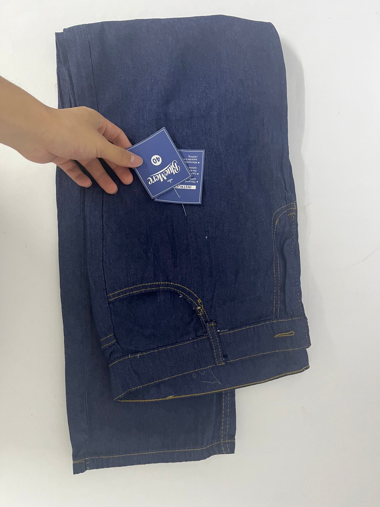 BlueMere Women's Wide Leg Jeans High Waisted Strechy Raw Hem Zimbaplatinum Denim Pants