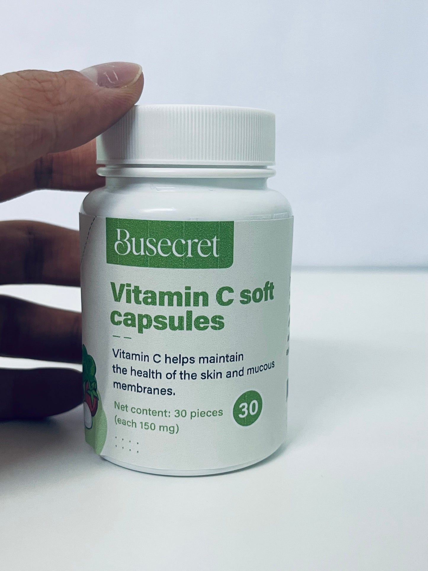 Busecret Vitamin C Soft Capsules: Daily Care Helper for Skin and Mucous Membranes