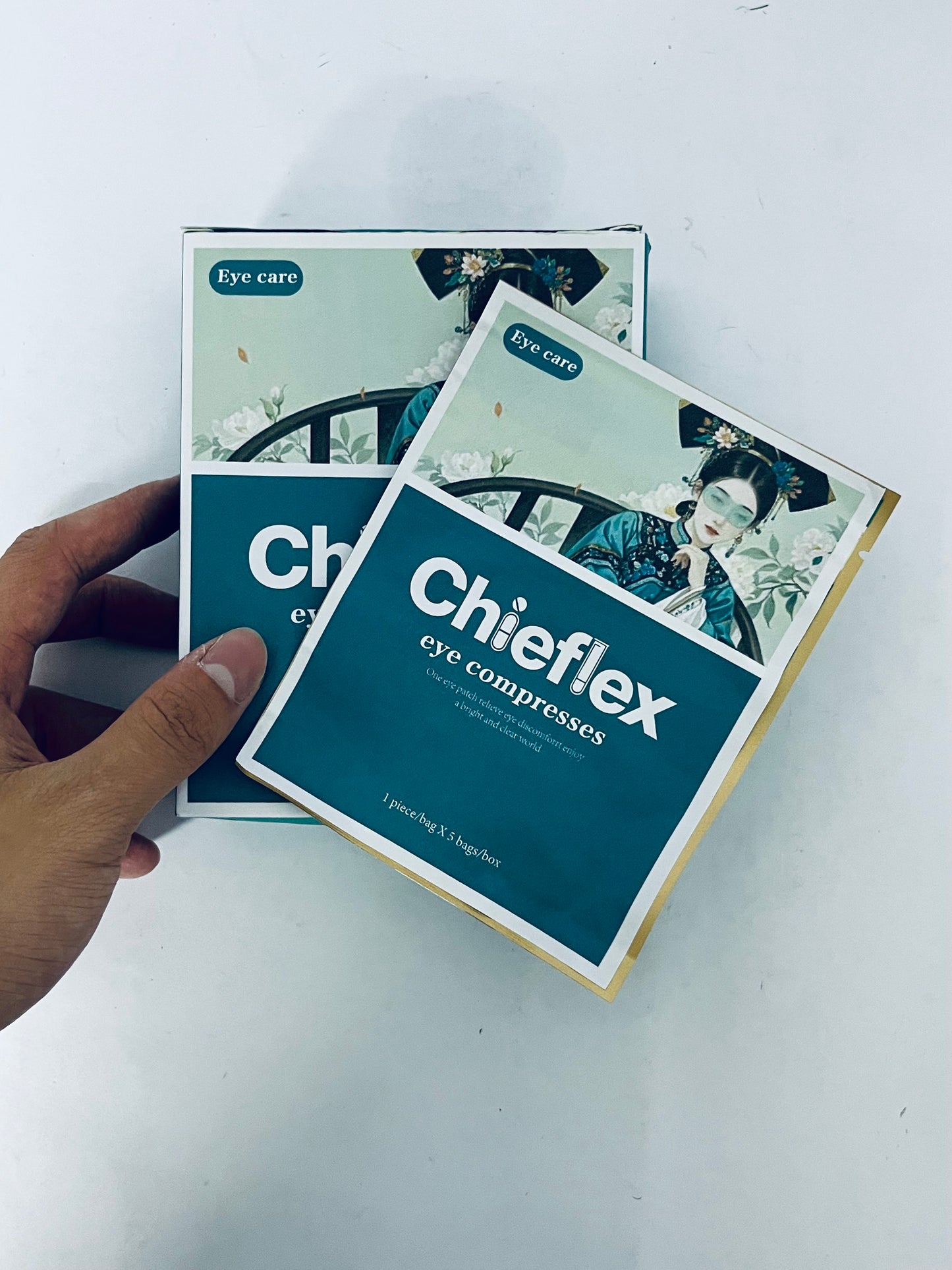 Chieflex Medical Eye Patch,3D Groove Three-Dimensional Fit Without Oppression,Flexible Adjustment of Tightness,Suitable for Adults and Children