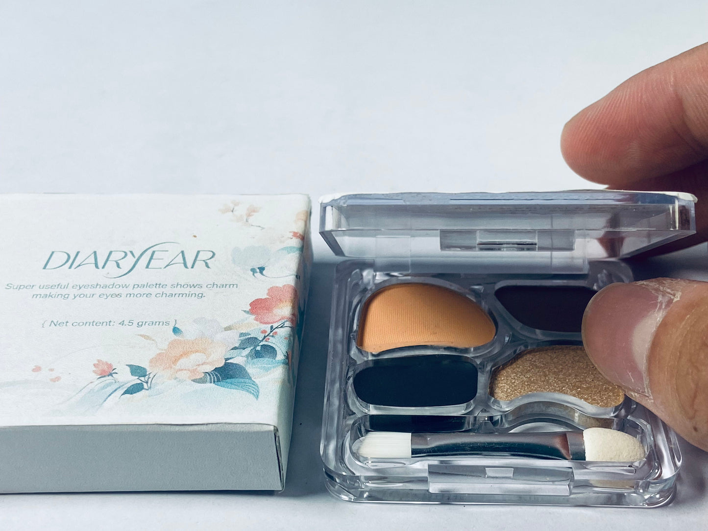 DIARYEAR Eye Enhancer,Eyeshadow Quad,Easy to Wear