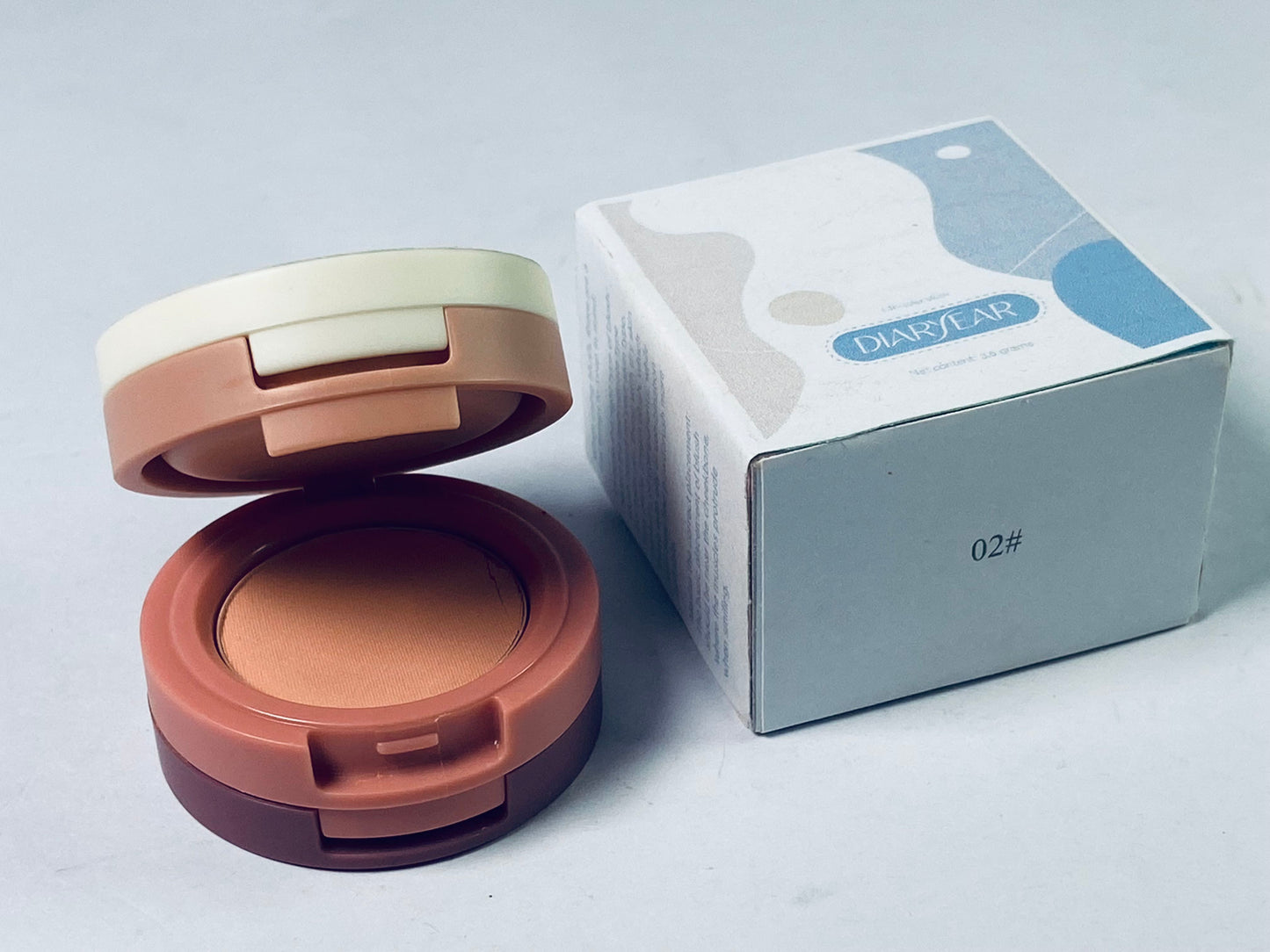 DIARYEAR 4 Colors Face Blusher Palette Waterproof Matte Long Lasting Lightweight Blush Powder Pink Coral Blushing