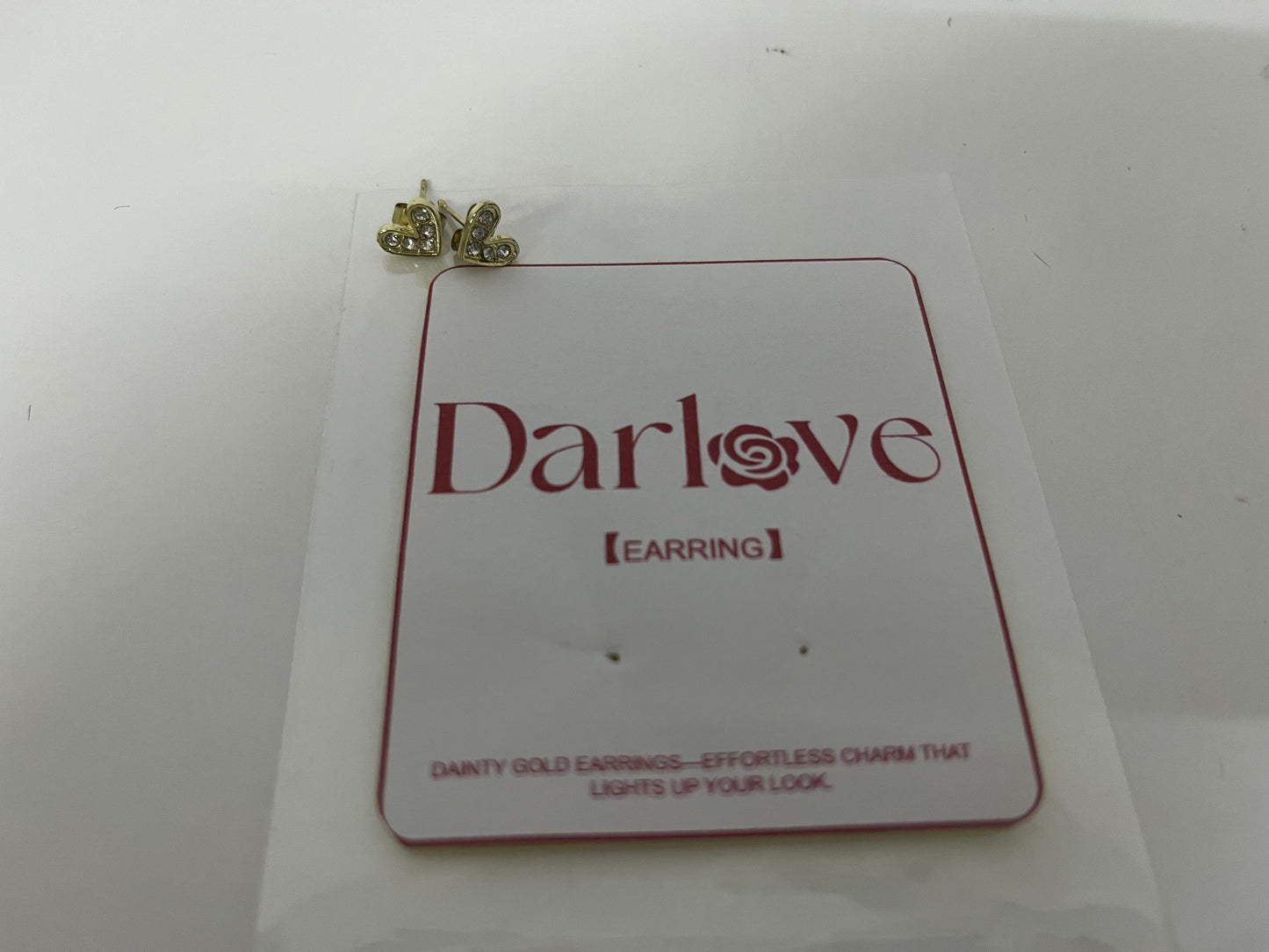 【Darlove Heart-shaped Stud Earrings】—— Dainty Charm to Elevate Your Daily Look