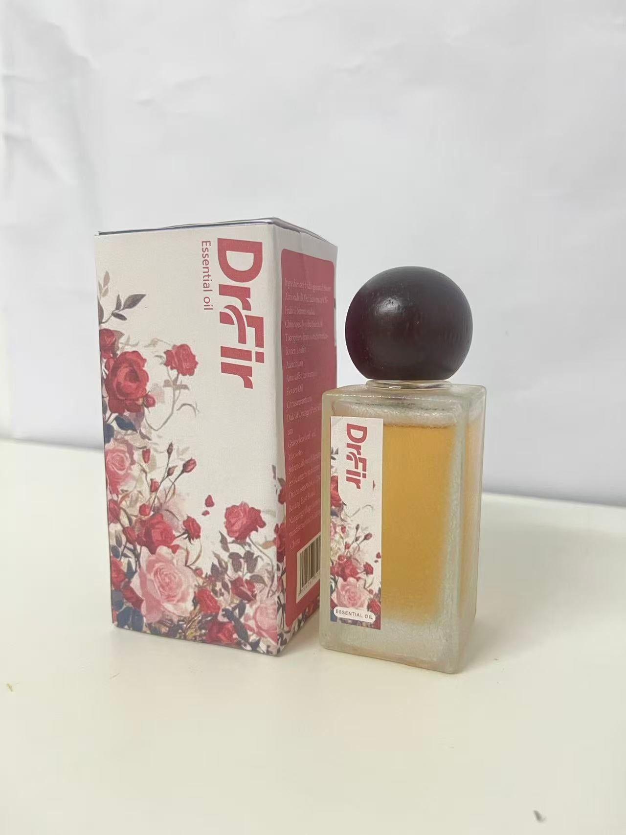 DrFir Natural Plant Essential Oil, Rose-Scented Plant Extract Aromatherapy Oil, Multi-Scenario Applicable Exquisite Fragrance Oil
