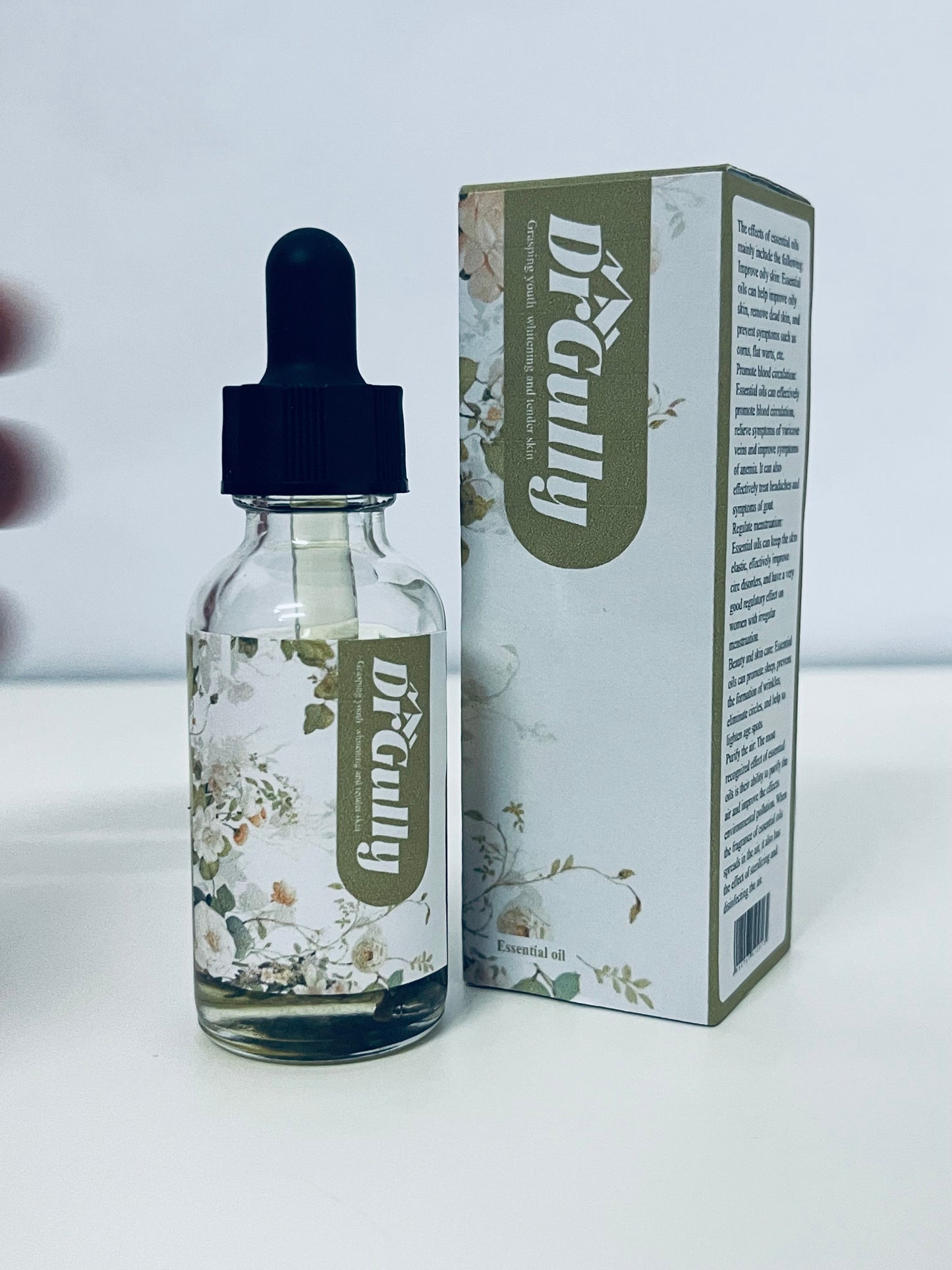 DrGully Vintage Floral Essential Oil, Natural Plant-Extracted Aromatherapy & Skincare Oil (30ML Optional)