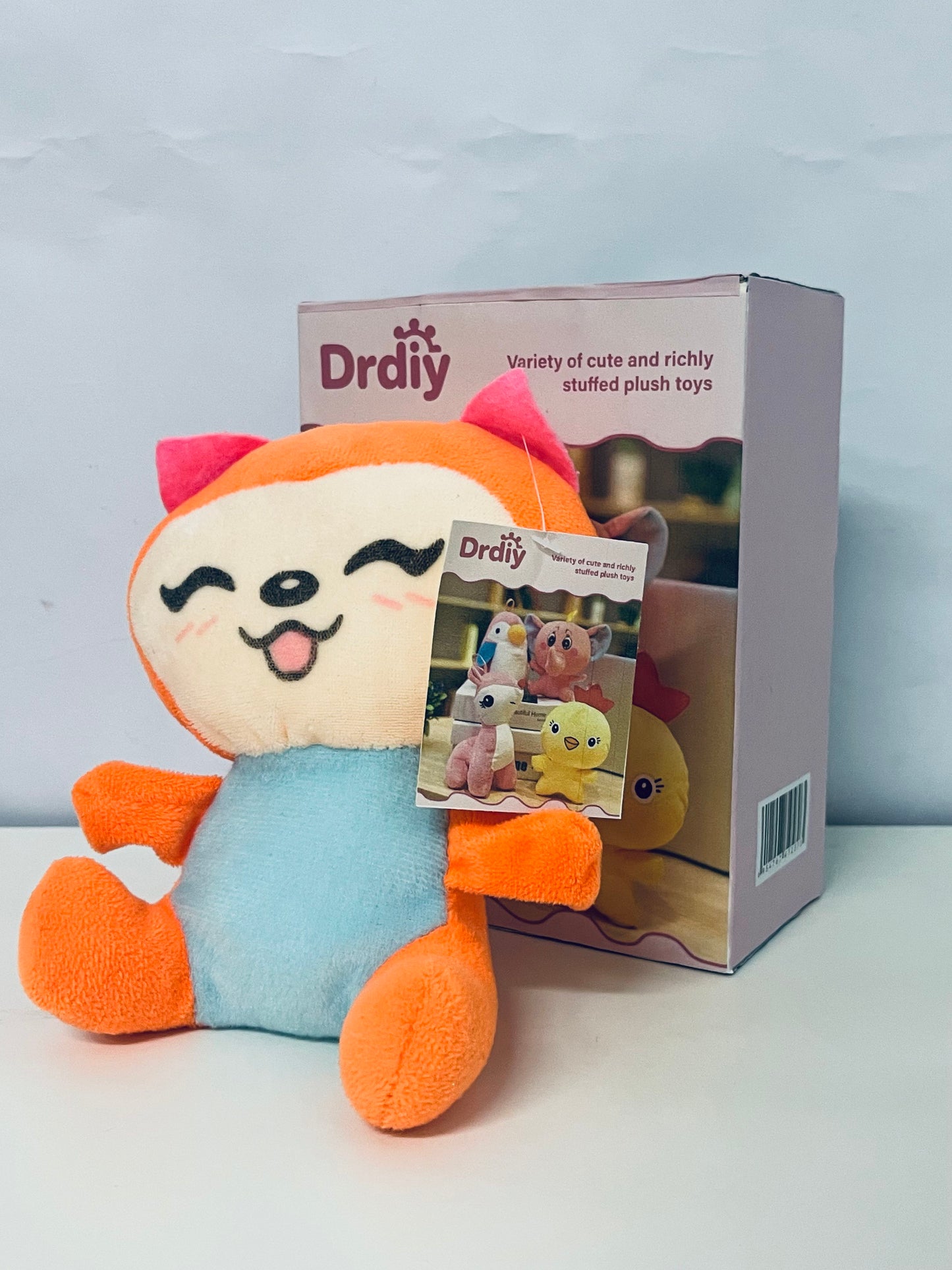 Drdiy Cute Animal Series Stuffed Toy - Winking Fox Plush (20cm, 150g)
