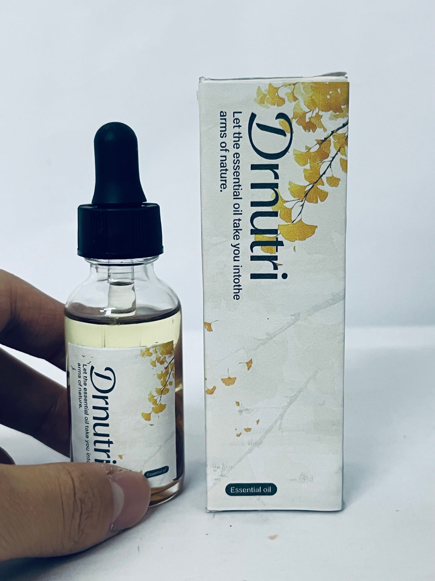 Drnutri Organic Calendula Oil For Sensitive Skin -Certified 100% Natural Plant Based, Lightweight & Unscented Gentle Soothing Oil For Sensitive Skin - For Face, Skin & All Over - Glass & Dropper