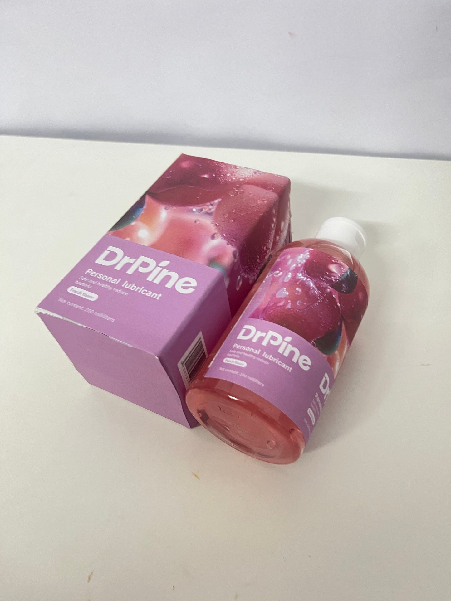DrPine Peach-Flavored Personal Lubricant Hydrating & Silky Safe & Bacteriostatic A Gentle Aid for Intimate Moments