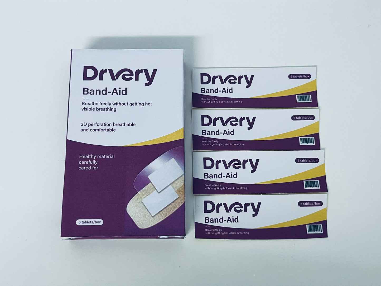 Drvery Band-Aid - Breathable & Comfortable First Aid