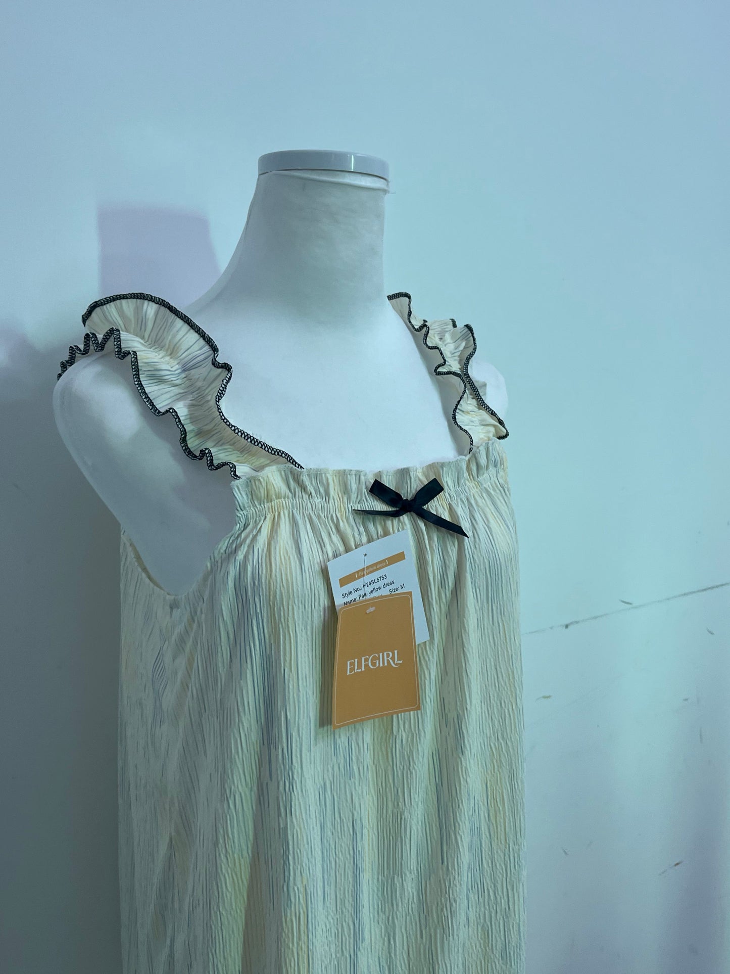 ELFGIRL French Romantic Pleated Camisole Nightgown - Infuse Tenderness and Elegance into Every Night