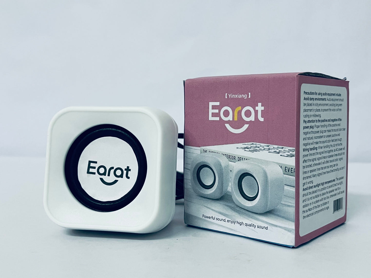 Earat 10W Mini 3" HiFi Full Range Speaker 8 Ohm Anti-Magnetic Audio 2.0/2.1 Home Stereo Woofer Loudspeaker 90dB High Sensitivity