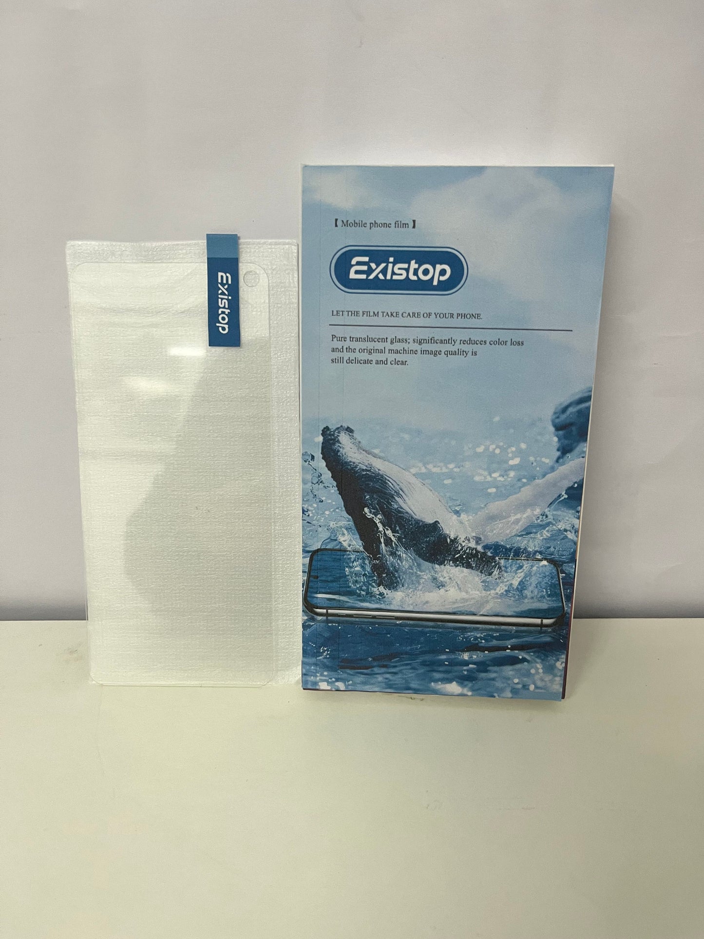 Existop Pure Translucent HD Screen Protector - Let Your Screen Shine Like a Whale Leaping Through Waves