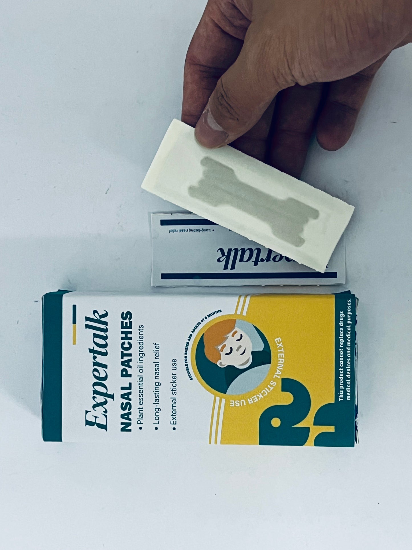 Expertalk Nasal Strips,Clear Nasal Strips with Box