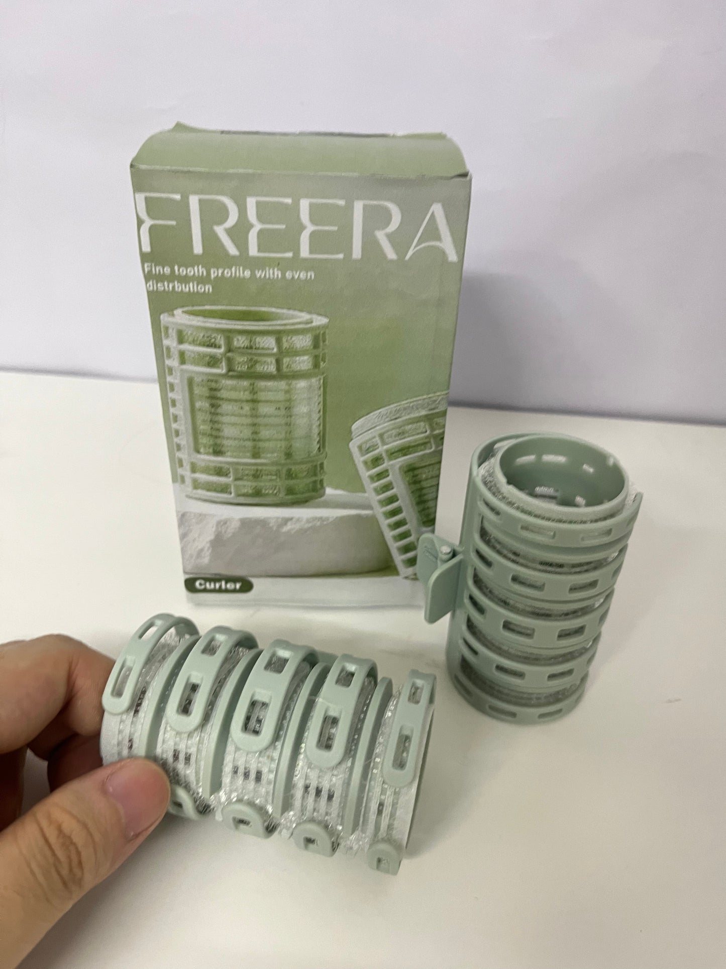FREERA Self-Adhesive Hair Rollers Damage-Free Styling An Easy-to-Use Home Hair Tool for Natural Curls