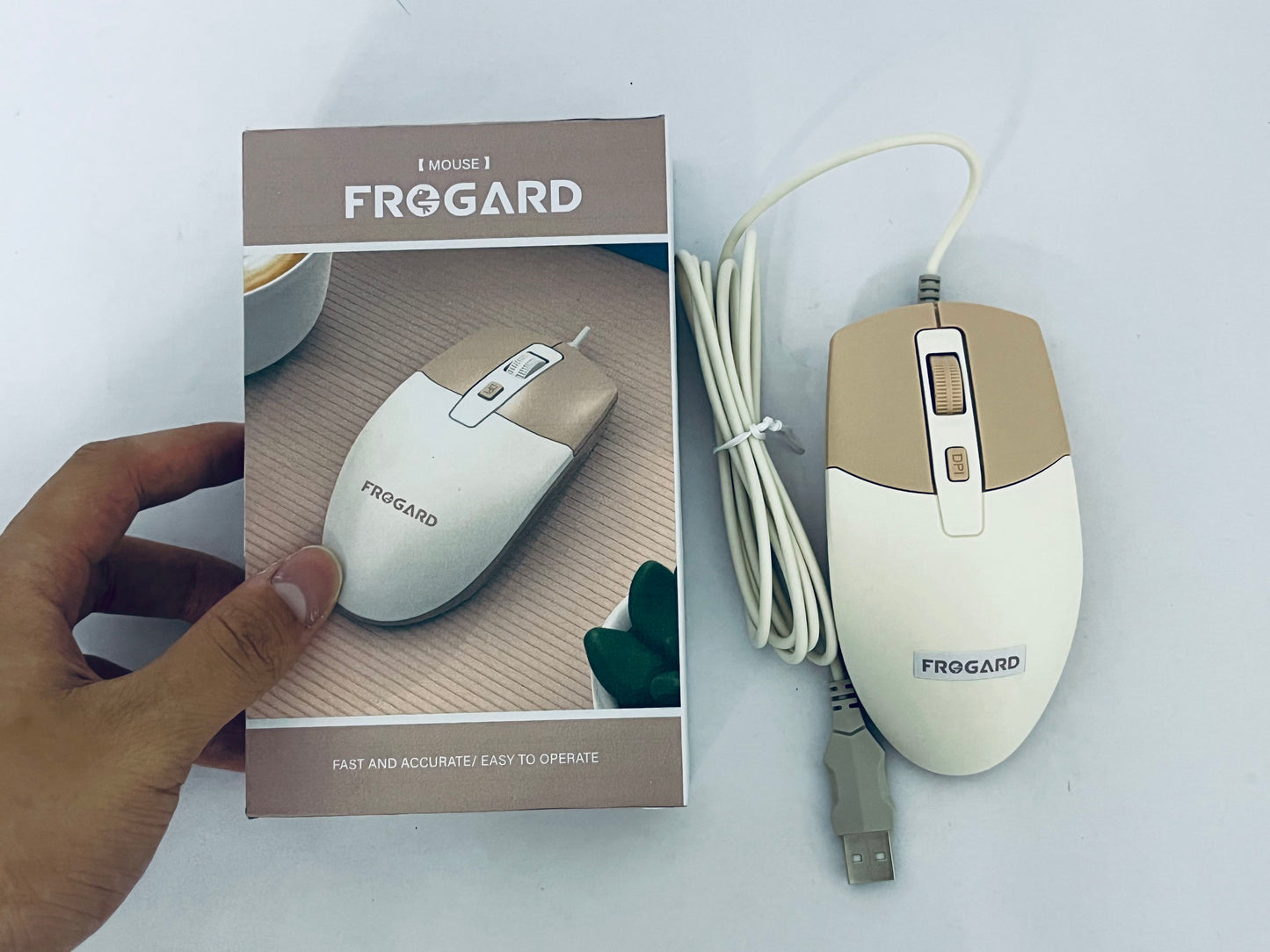 FROGARD Mouse, Hero 12K Sensor, 12,000 DPI, Lightweight, 6 Programmable Buttons, 250h Battery Life, On-Board Memory, PC/Mac