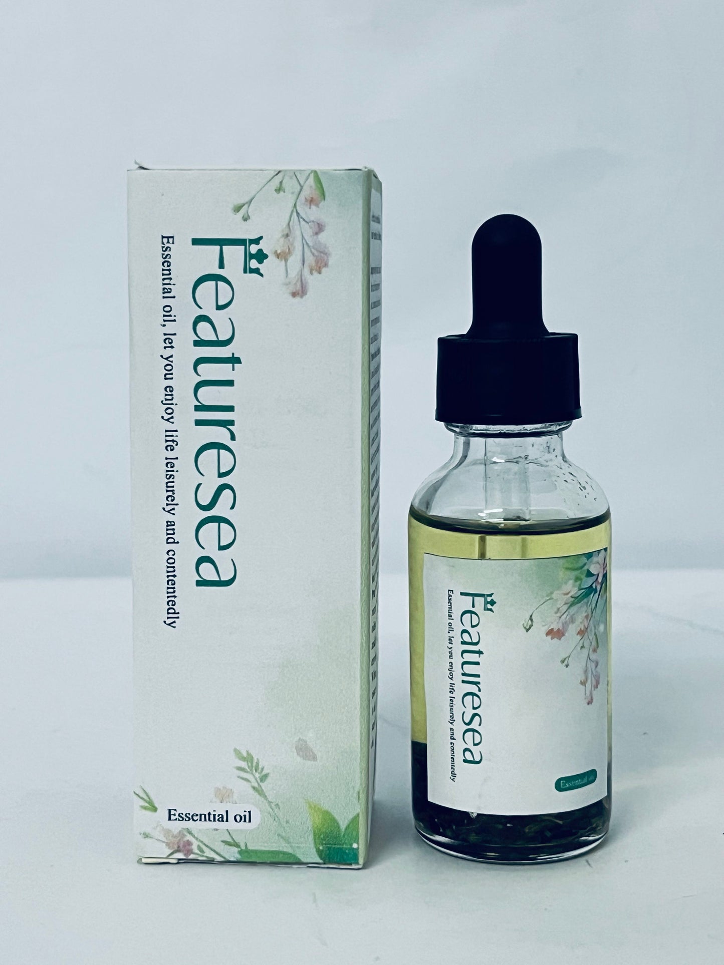 Featuresea Frankincense Essential Oil, 100% Pure & Natural Frankincense Oil for Hair, Face, Body Massage, Lift Skin, Aromatherapy, Bath