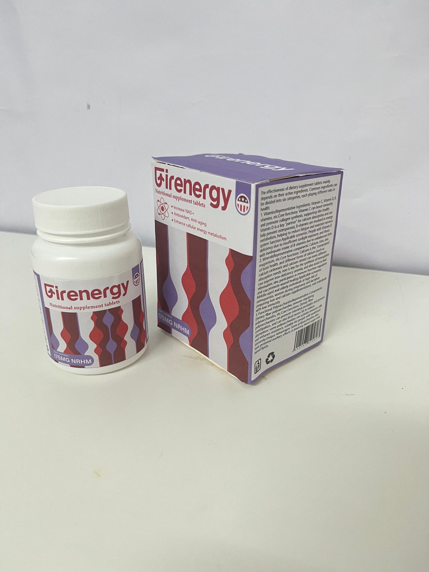 Firenergy Nutritional supplements Nutritional Supplement Tablets Increase NAD⁺ Antioxidant & Anti-aging Enhance Cellular Energy Metabolism A Revitalizing Choice