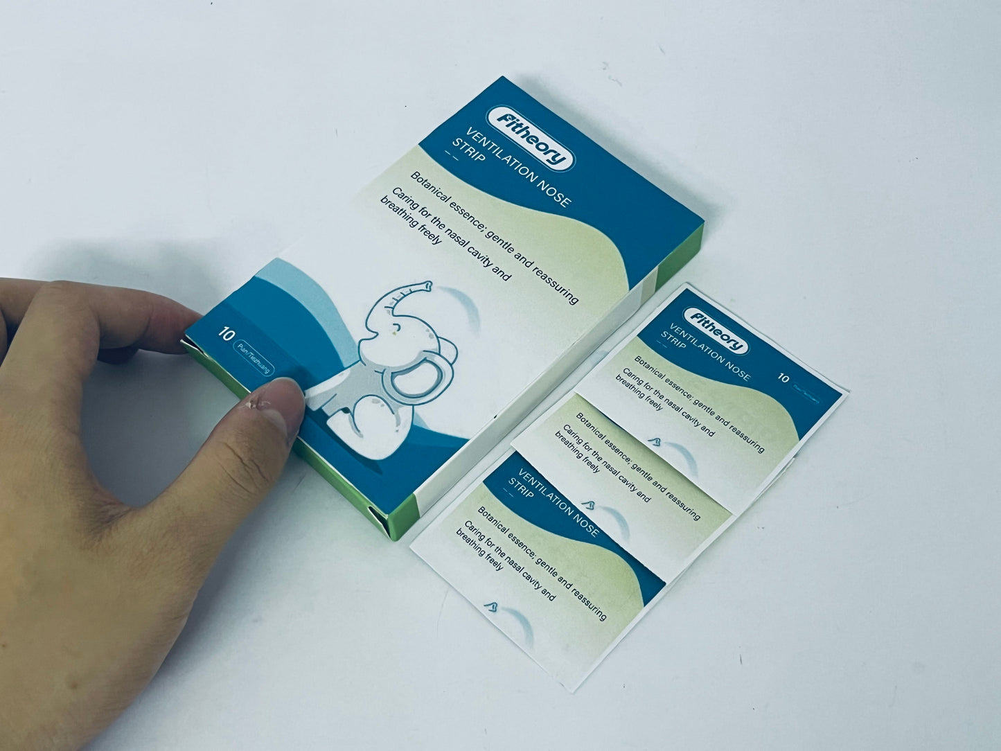 Fitheory Strips for Breathing Nasal Congestion Relieve promoting a more restful sleep experience