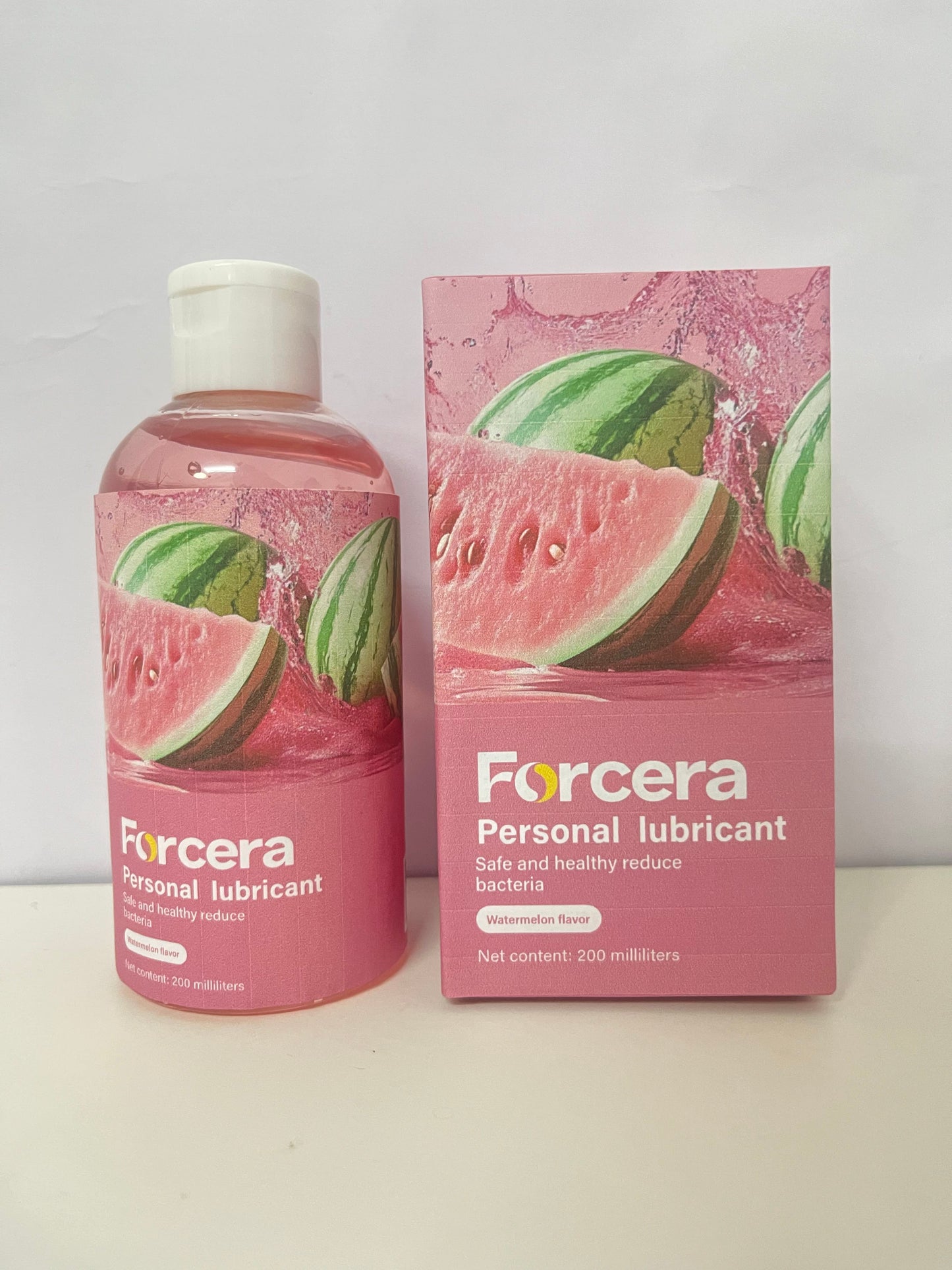 Forcera Watermelon Flavor Personal Lubricant delivering a fresh and pleasant user feeling that makes intimate moments more relaxing