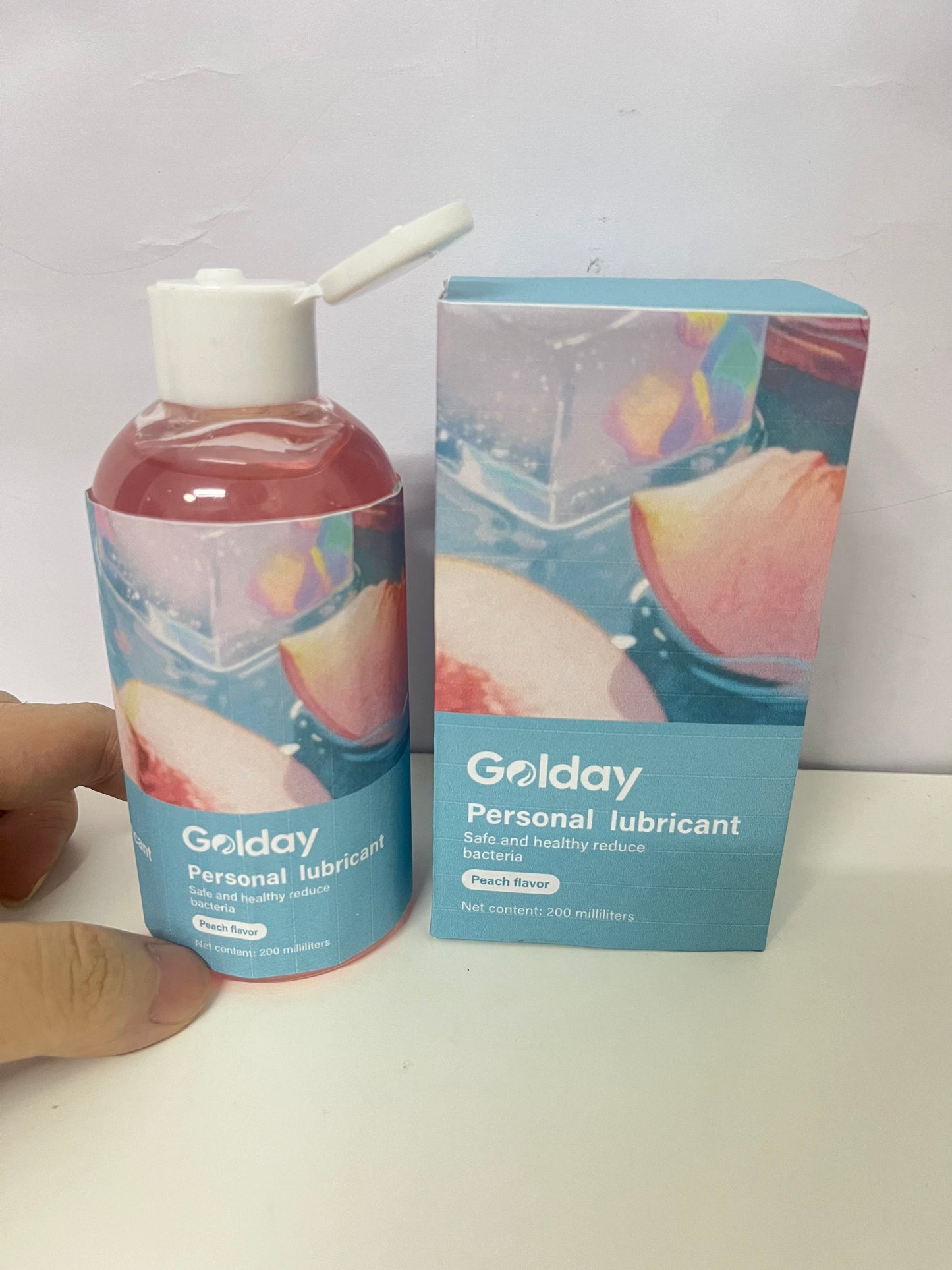 Golday peach Flavor Personal Lubricant: Intimate Care Good Combining Comfort and Health
