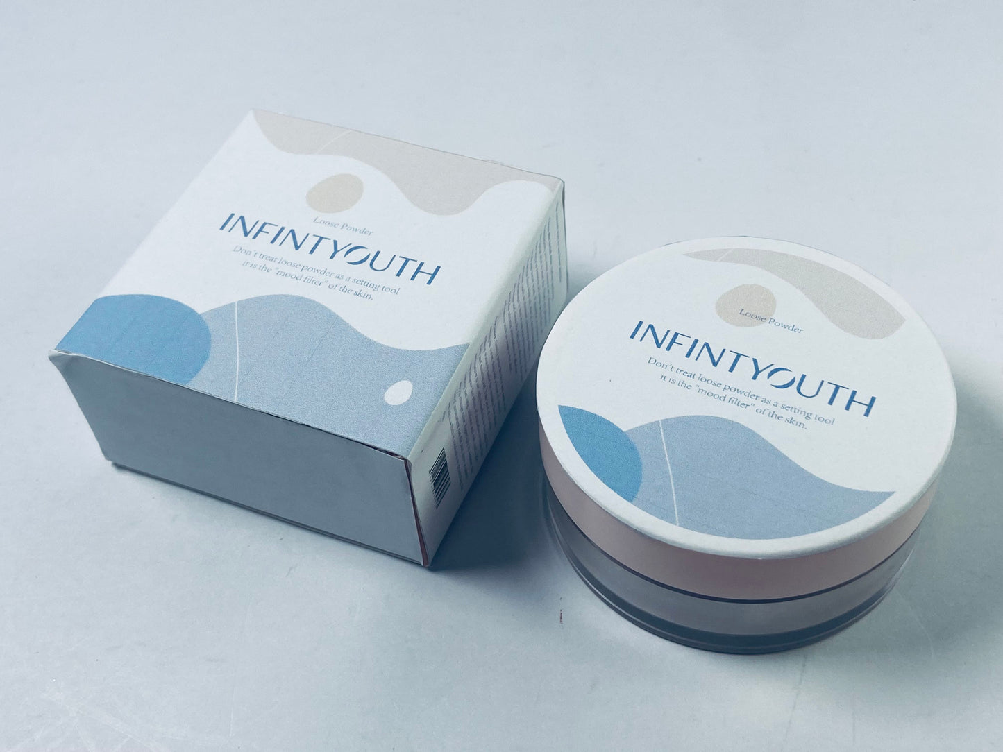 INFINTYOUTH Loose Face Powder Glitter Setting Powder Matte Finishing Powder Shine,Long-lasting,Lightweight,Sets Foundation Makeup