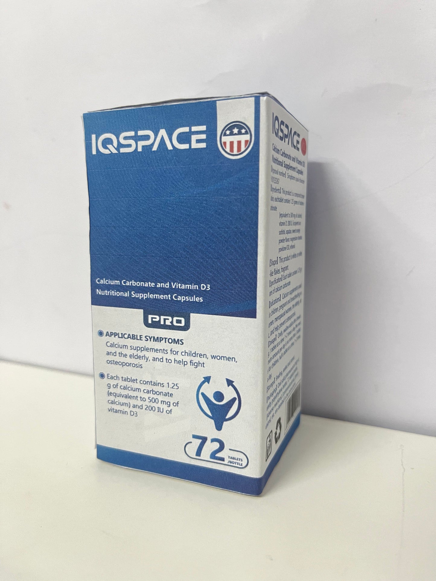 【IQSPACE Calcium Carbonate & Vitamin D3 Nutritional Supplements】—— Targeted Nutrient Support for All Ages