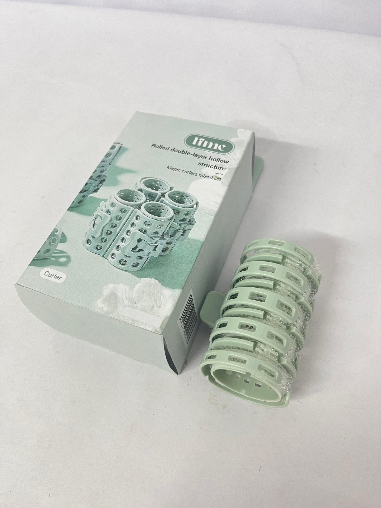 Ifme Rolled Double - layer Hollow Non - heated Hair Rollers, Easily Create Natural Curls without Hair Damage!