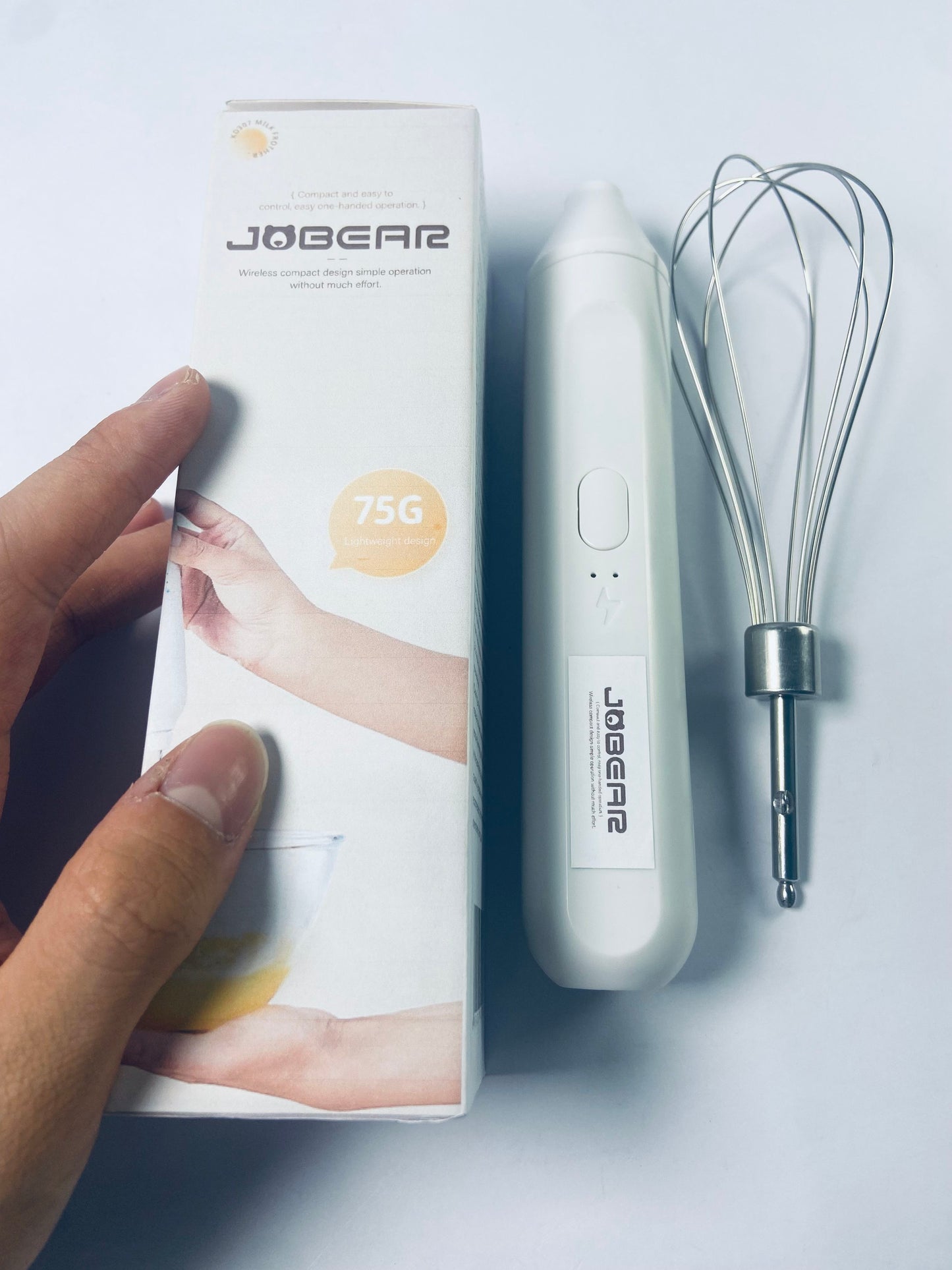 JOBEAR Handheld Electric egg beaters Mixers Electric Eggs Beater Detachable Foam Maker Kitchen Tool