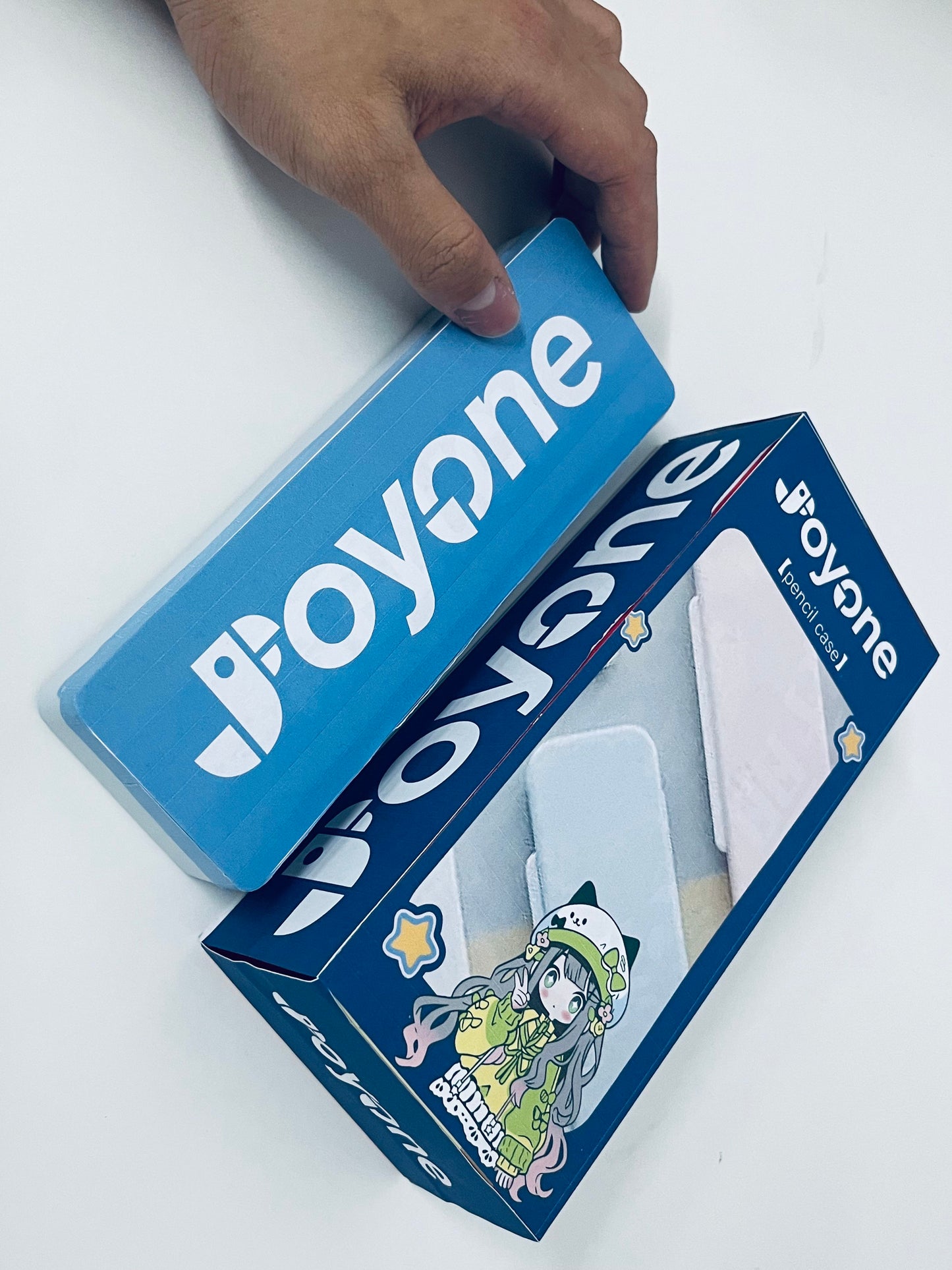 Joyone Fresh Blue Anime Pencil Case A Girlish Stationery Storage Essential