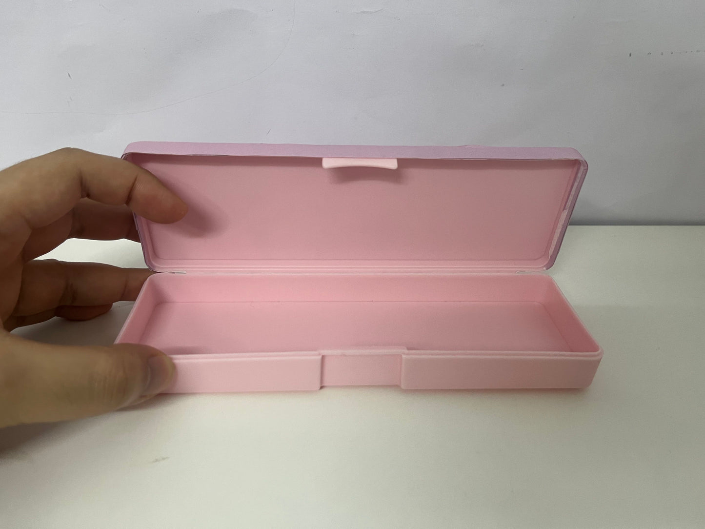 Kingold Pink-Purple Contrast Pencil Case A Minimalist & Practical Essential for Stationery Storage Product Highlights