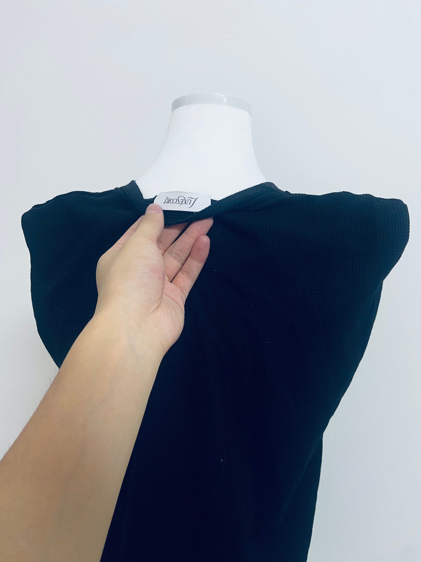 LUXESCORT T-shirts Women's Shoulder Pad Sleeveless T-Shirt